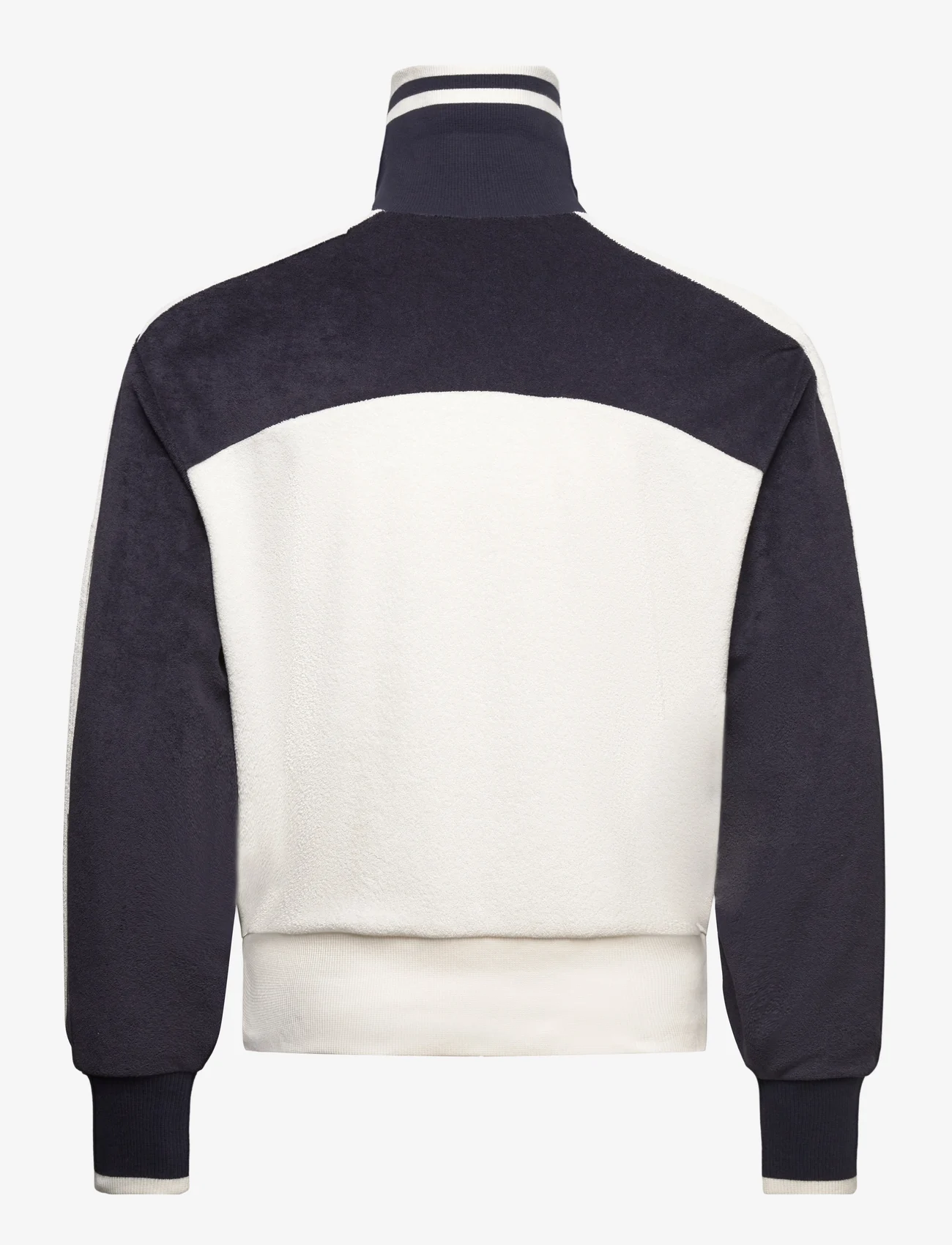 GANT - FULLZIP TERRY JACKET - sportiska stila džemperi - eggshell - 1
