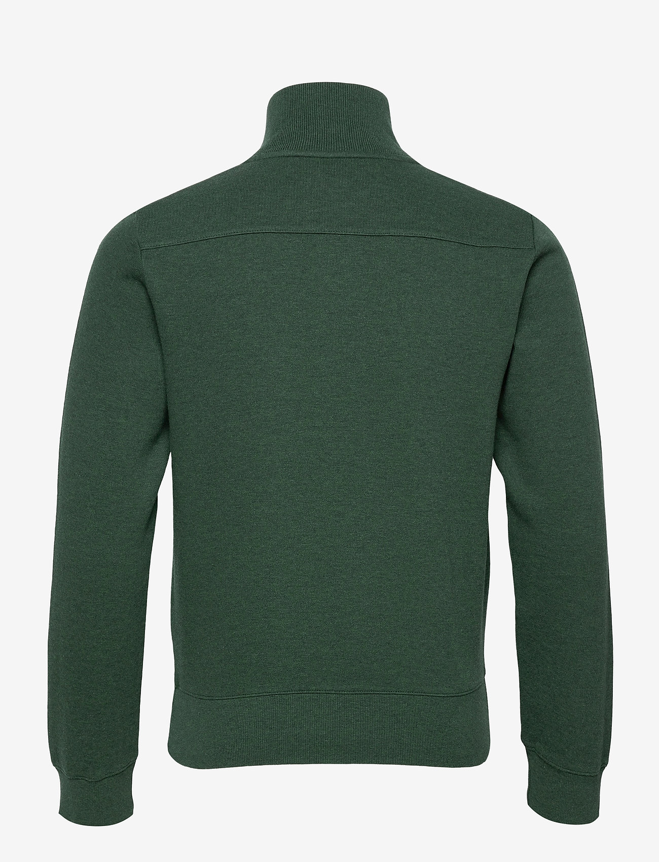 GANT - D2. SACKER RIB HALF ZIP - tartan green mel - 1