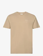 GANT - LOGO SCRIPT SS T-SHIRT - short-sleeved t-shirts - dried khaki - 0