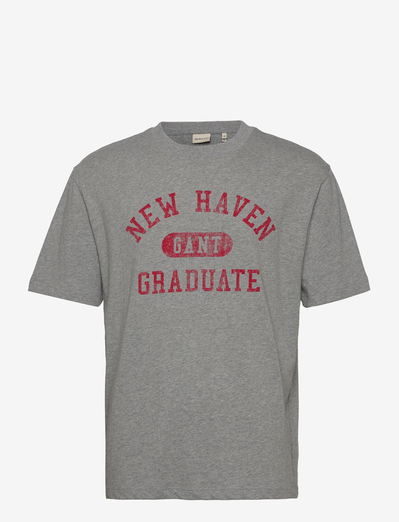 GANT - GRAPHIC T-SHIRT - grey melange - 1