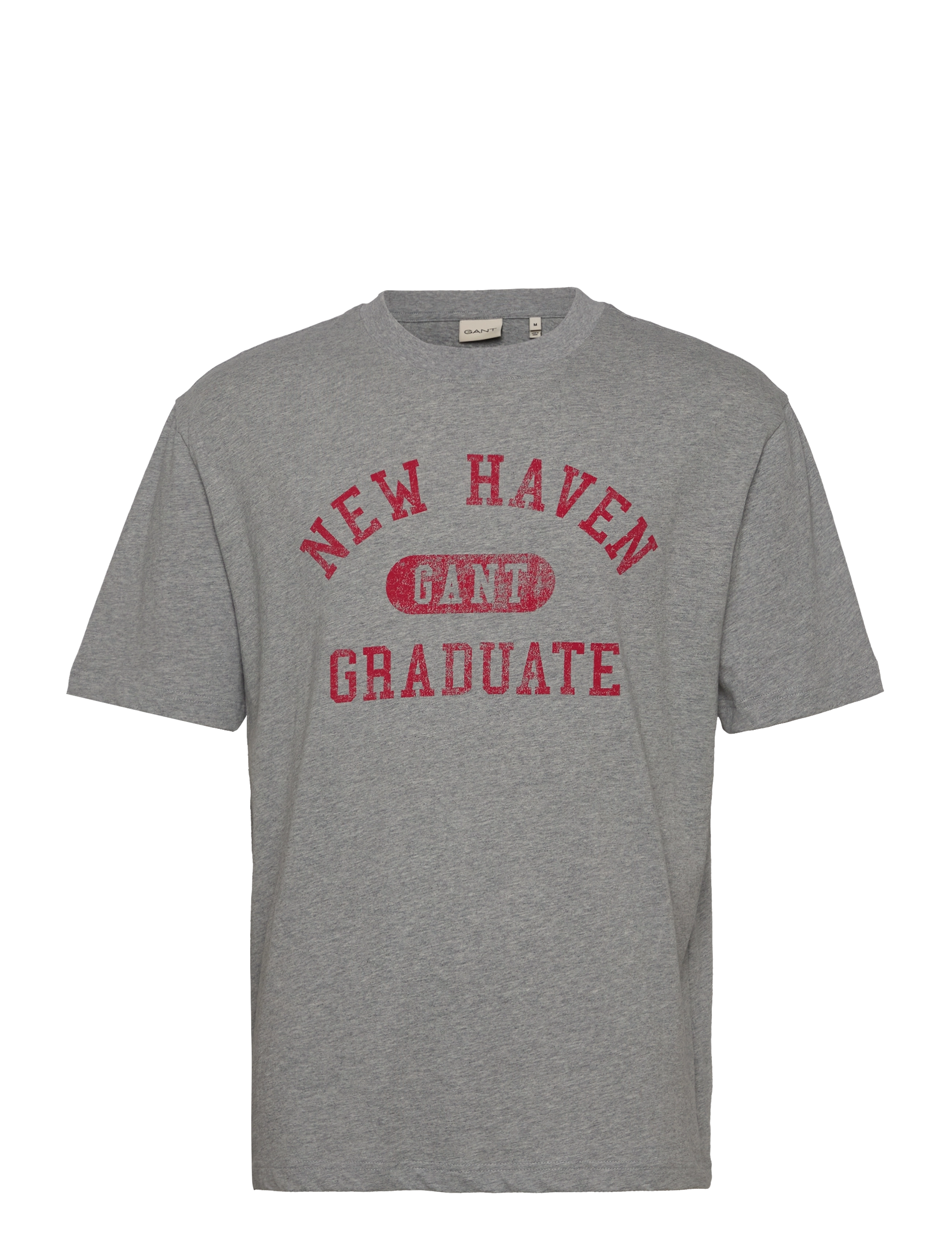 GANT - GRAPHIC T-SHIRT - grey melange - 1