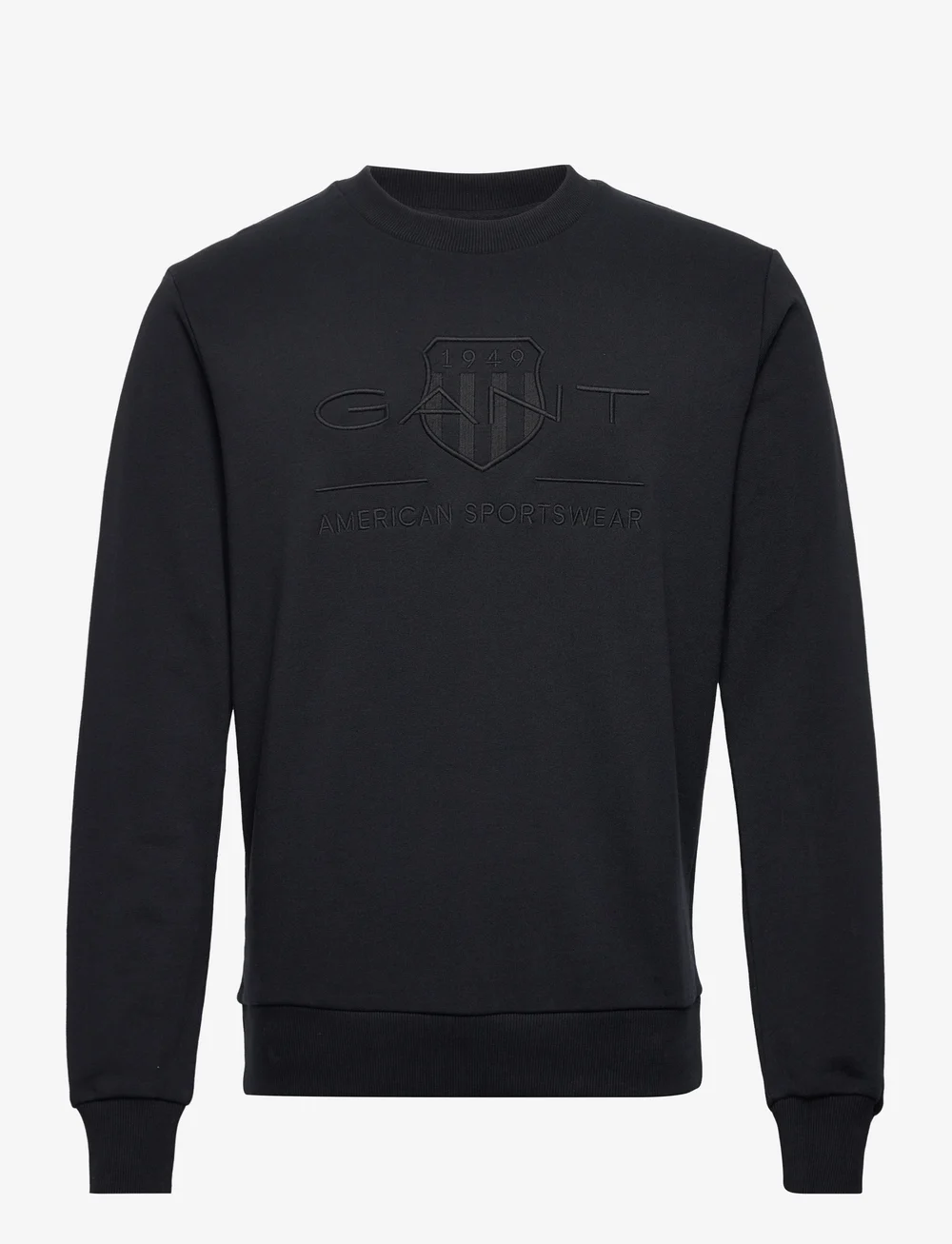 GANT - REG TONAL SHIELD C-NECK SWEAT - nach anlass kaufen - black - 1