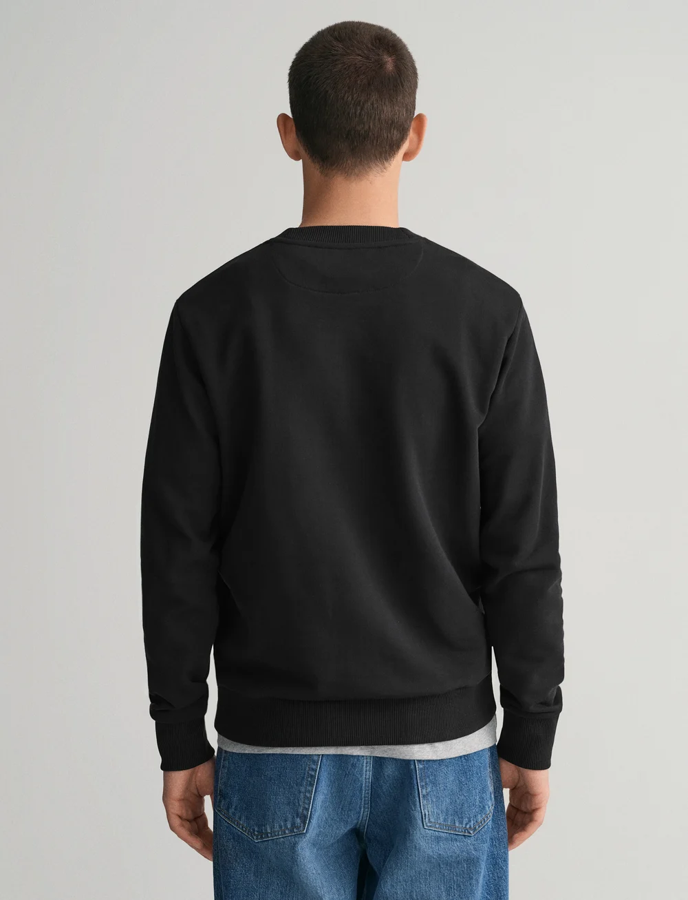 GANT - REG TONAL SHIELD C-NECK SWEAT - nach anlass kaufen - black - 3