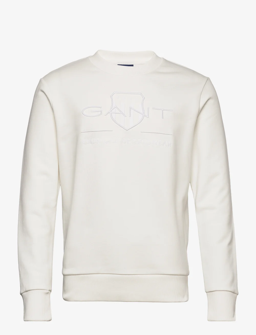 GANT - REG TONAL SHIELD C-NECK SWEAT - sweats - eggshell - 1
