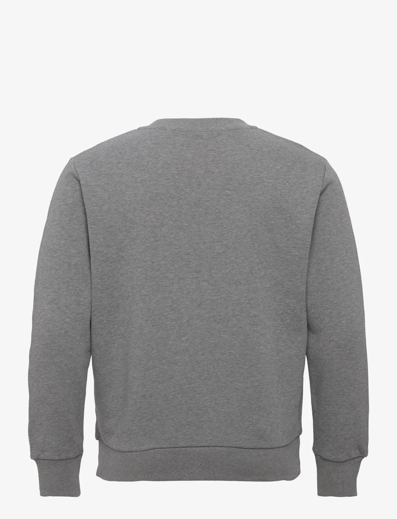GANT - REG TONAL SHIELD C-NECK SWEAT - sweatshirts - grey melange - 1