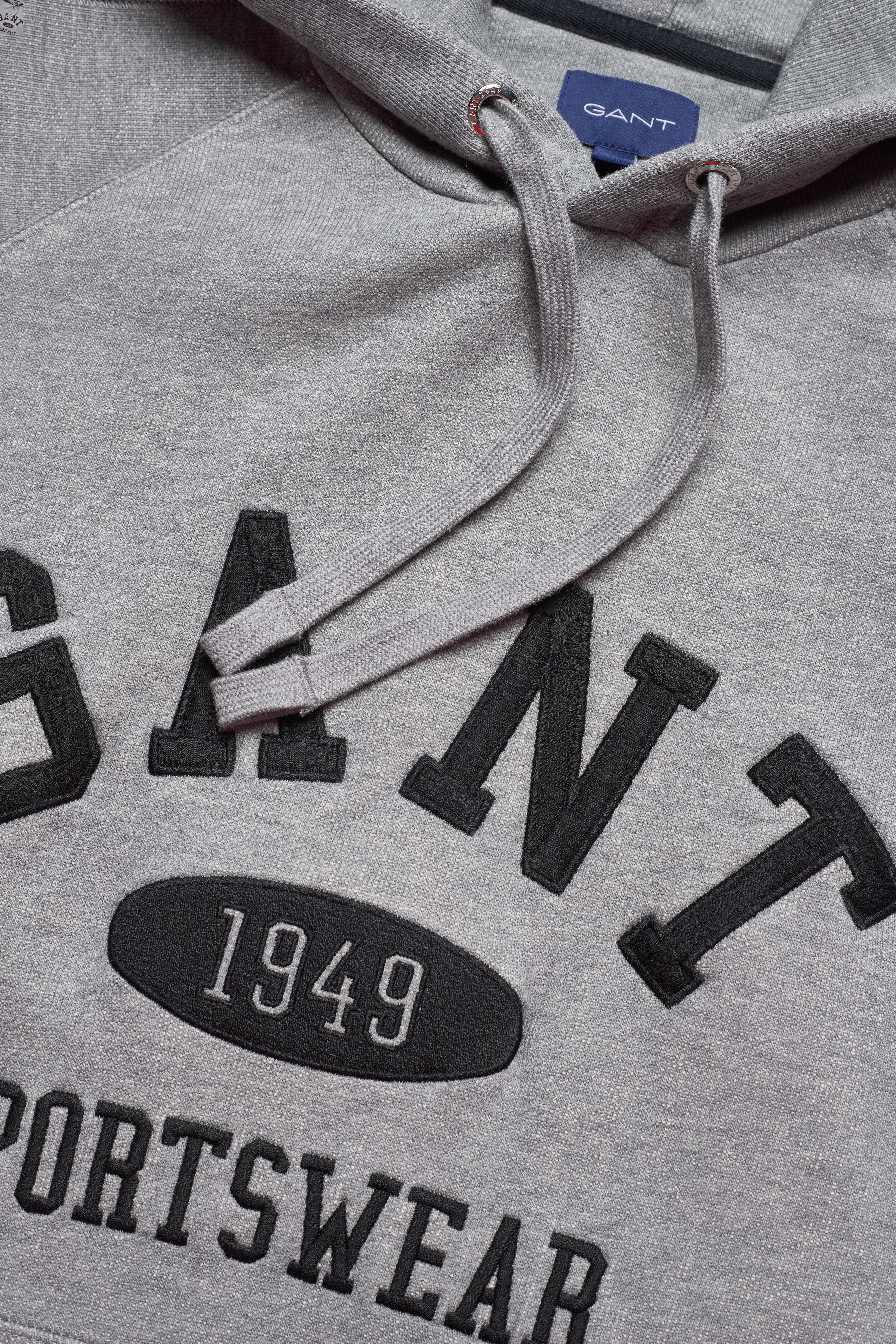 GANT - D.2 COLLEGIATE SWEAT HOODIE - grey melange - 2