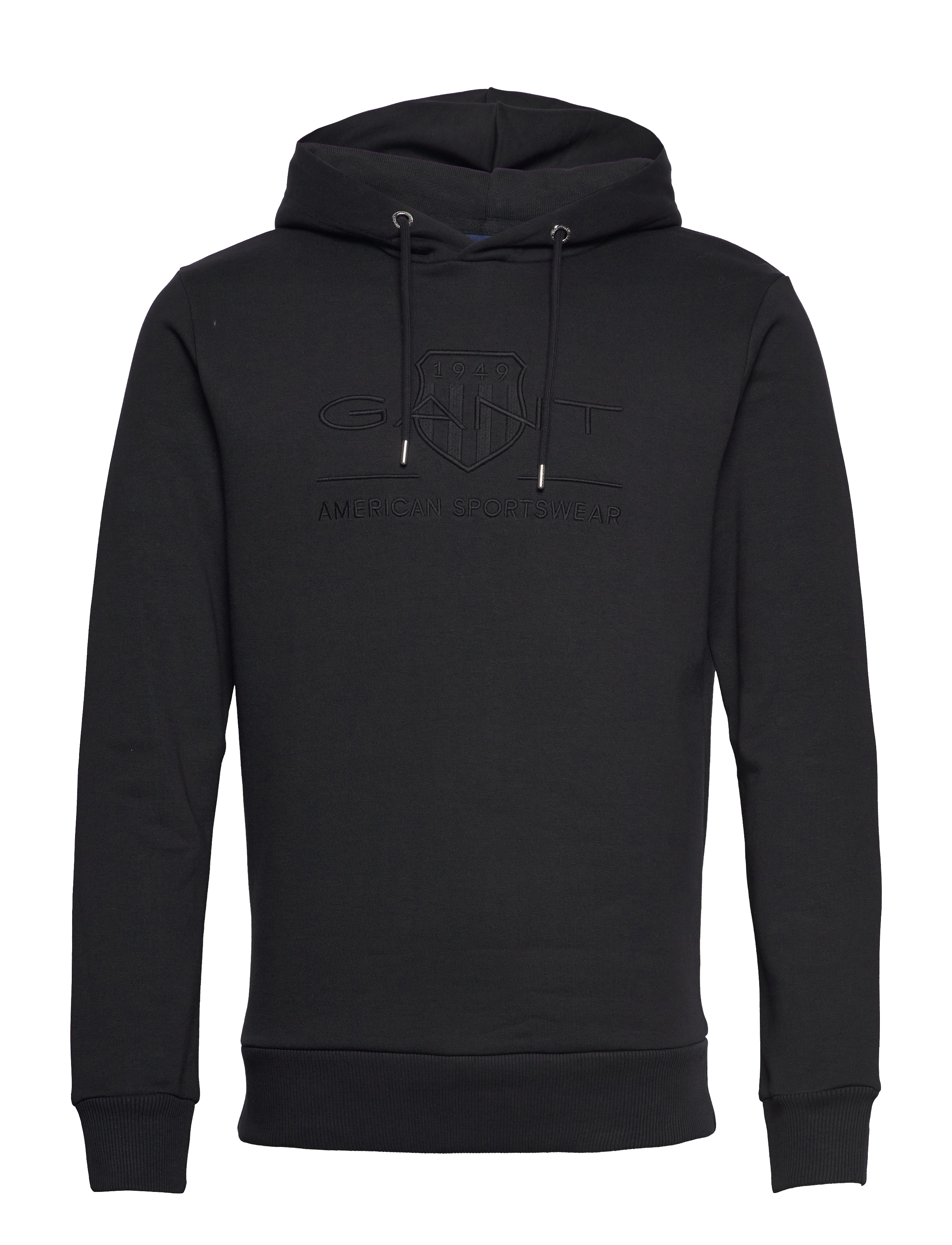 GANT Reg Tonal Shield Hoodie Schwarz - M - Herren
