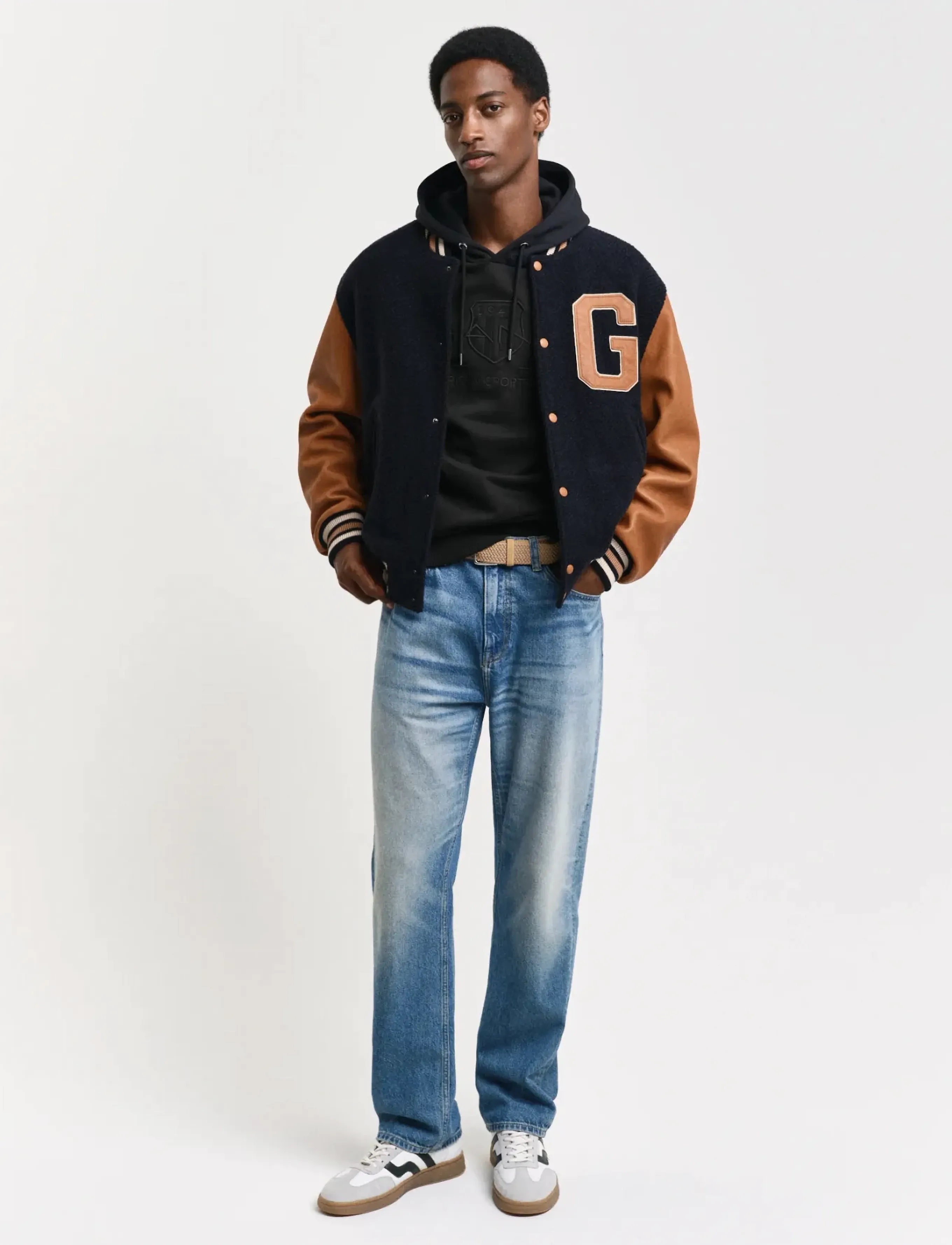 Gant - REG TONAL SHIELD HOODIE - kapuutsiga dressipluusid - black - 5