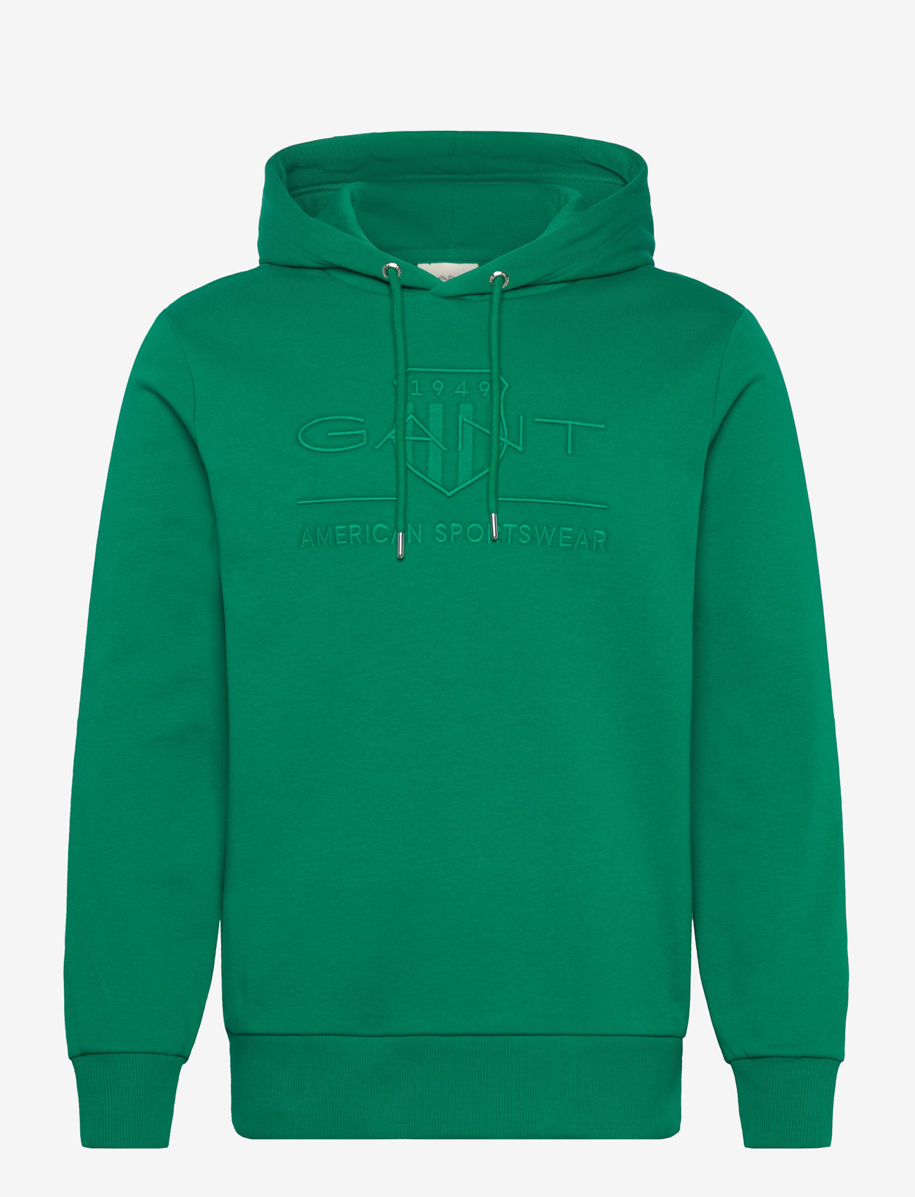 GANT - REG TONAL SHIELD HOODIE - hoodies - deep green - 0