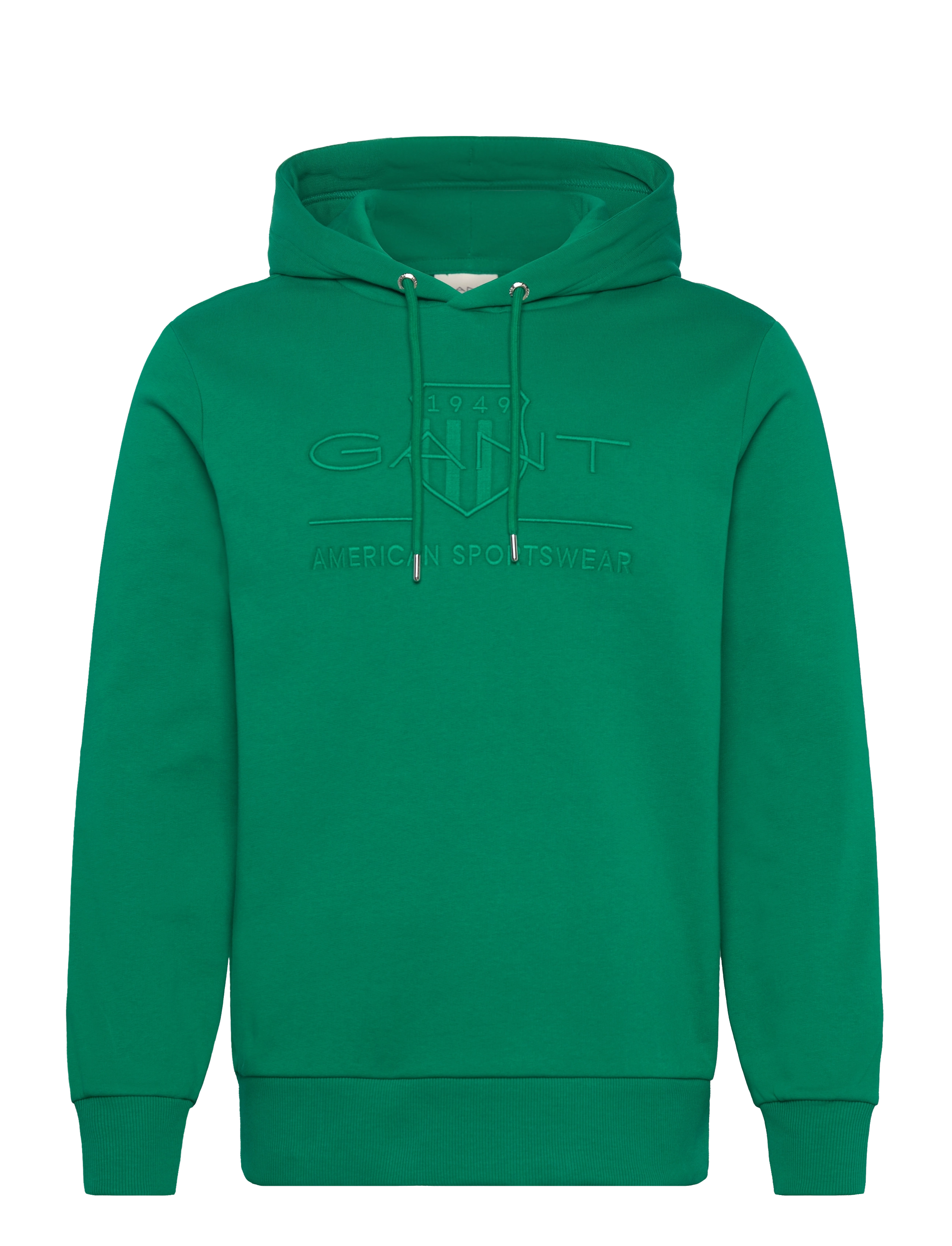 Gant REG TONAL SHIELD HOODIE - Kapuzenpullover - DEEP GREEN / green