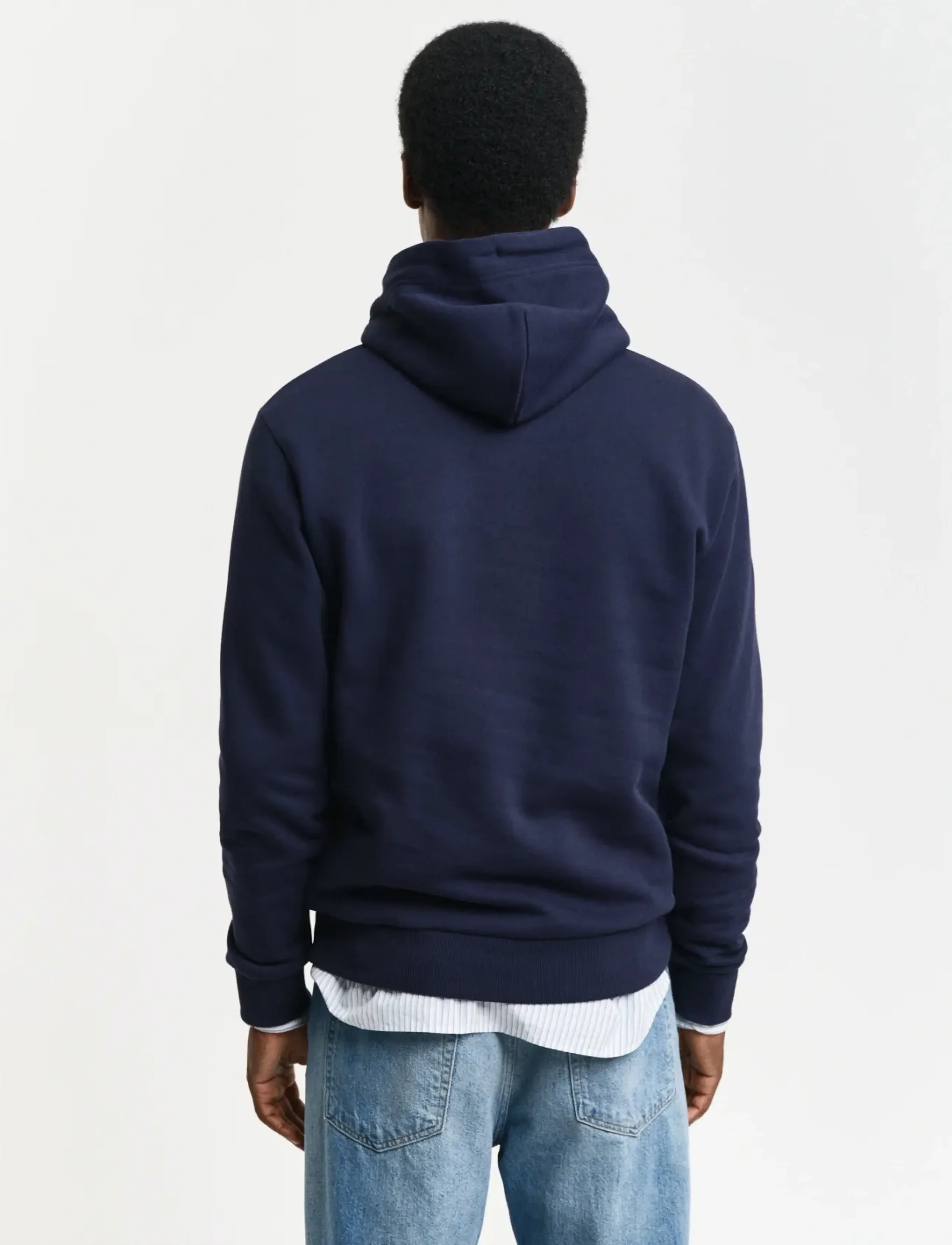 Gant - REG TONAL SHIELD HOODIE - hoodies - evening blue - 3