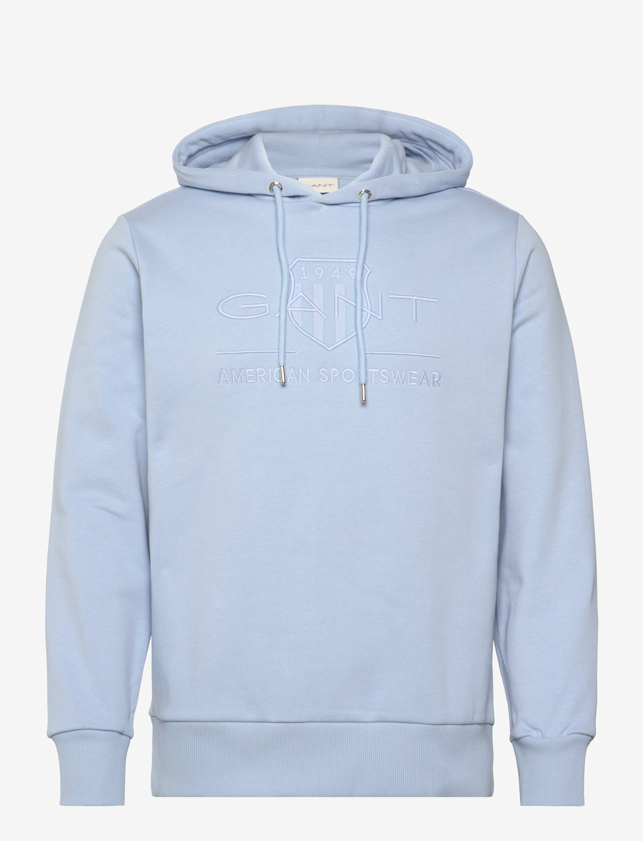 GANT - REG TONAL SHIELD HOODIE - hoodies - fresh blue - 0