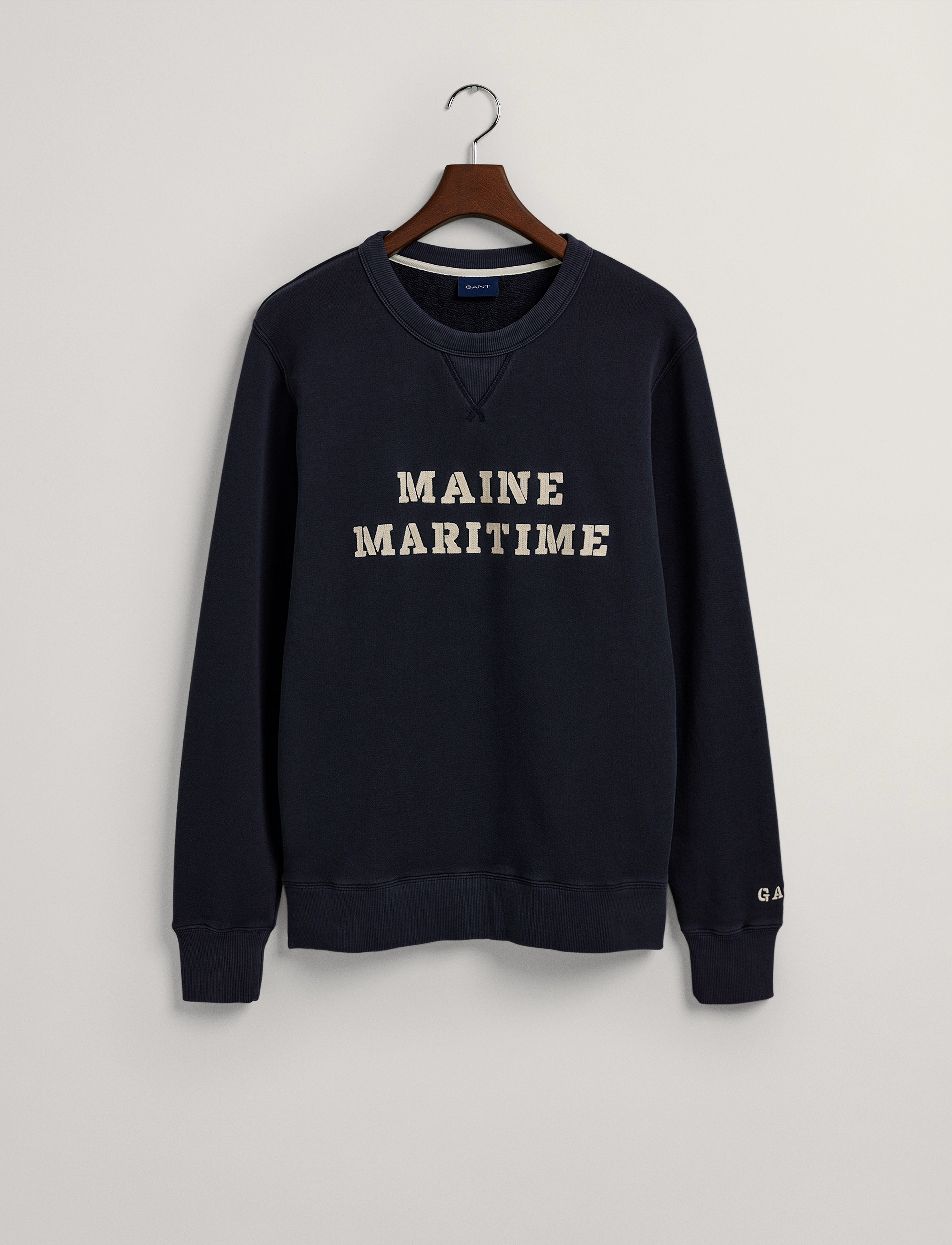 GANT - D2. MARITIME C-NECK - evening blue - 3