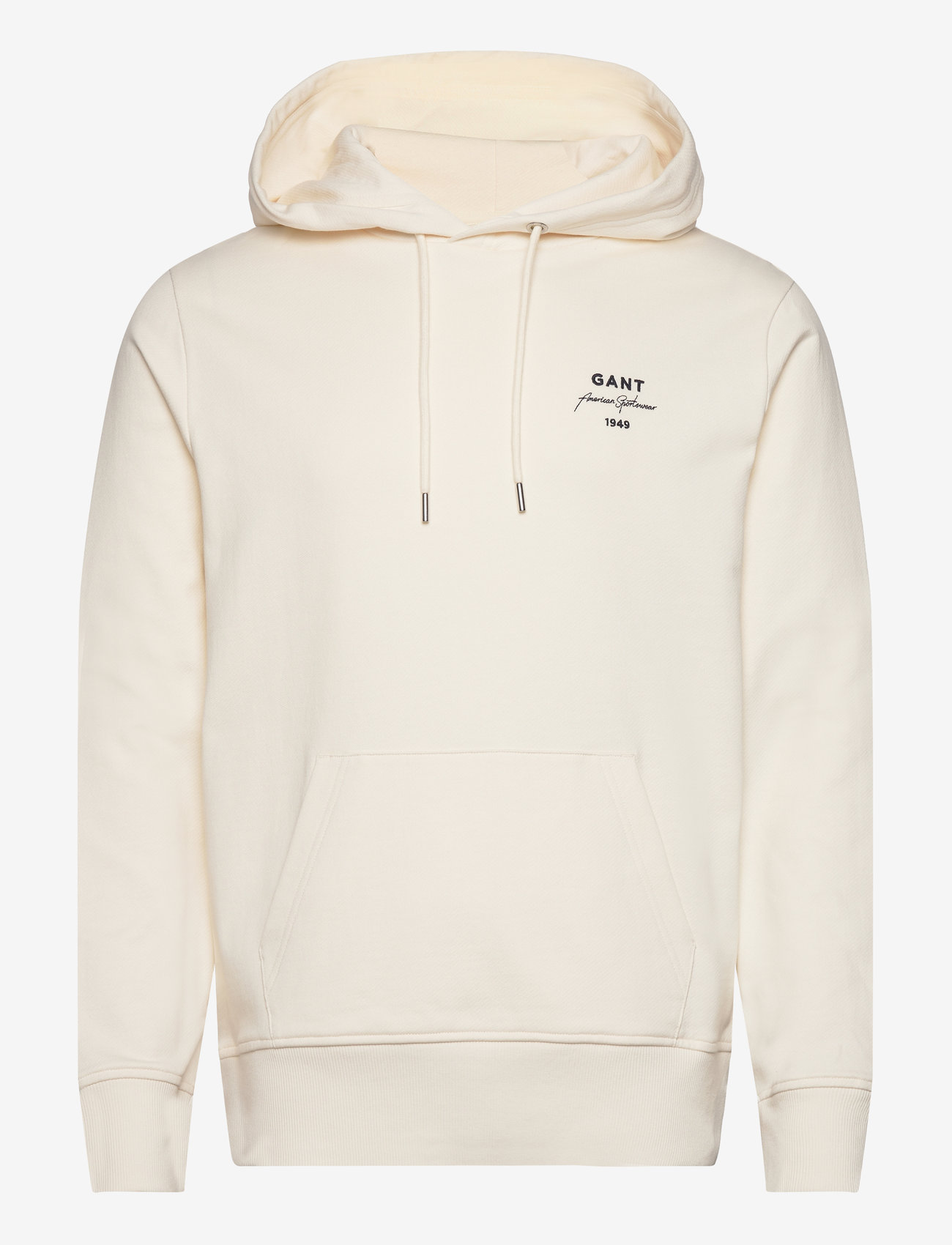 GANT - LOGO SCRIPT HOODIE - cream - 0