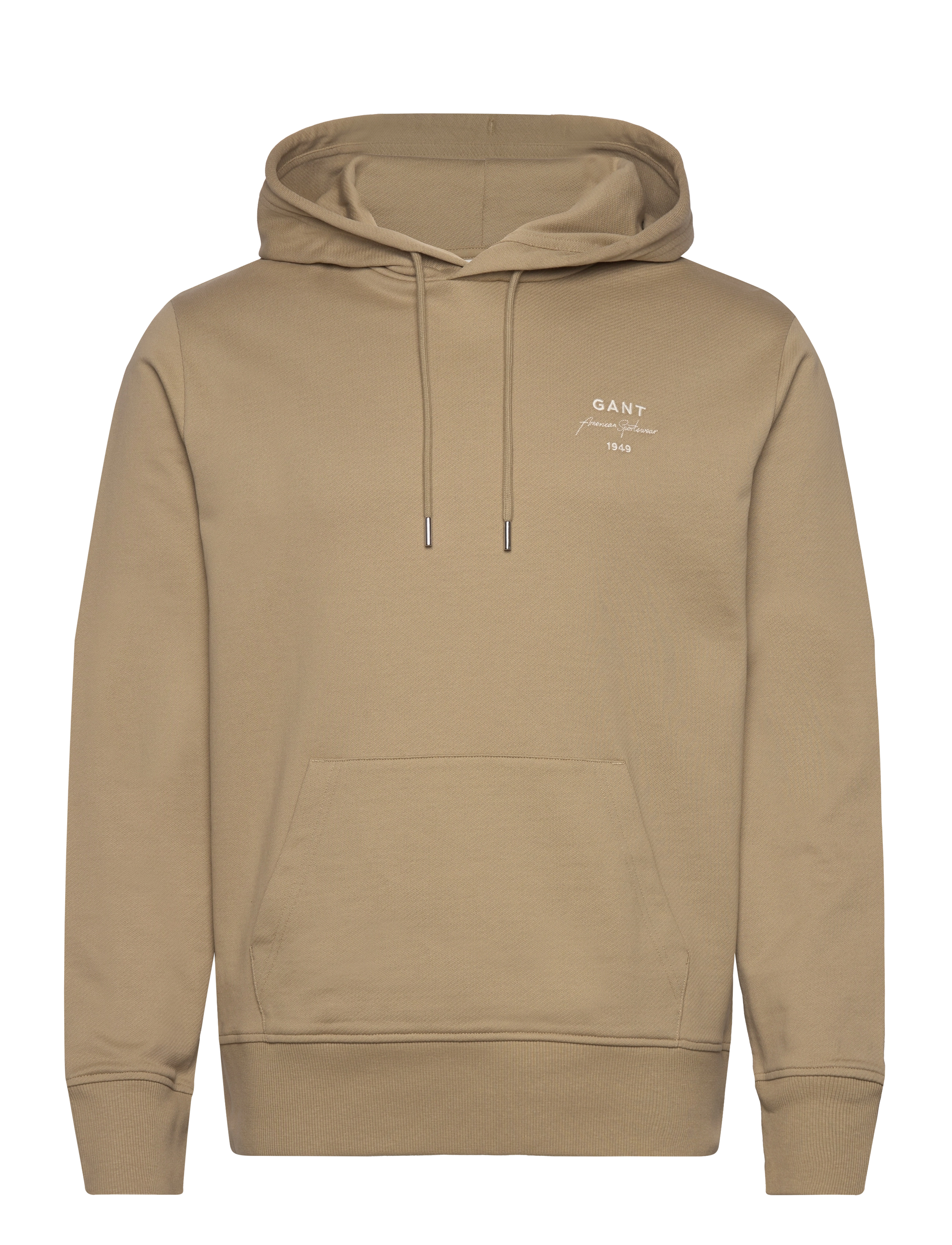 LOGO SCRIPT HOODIE - DRIED KHAKI