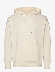 GANT - GANT ICON HOODIE - hættetrøjer - cream - 0