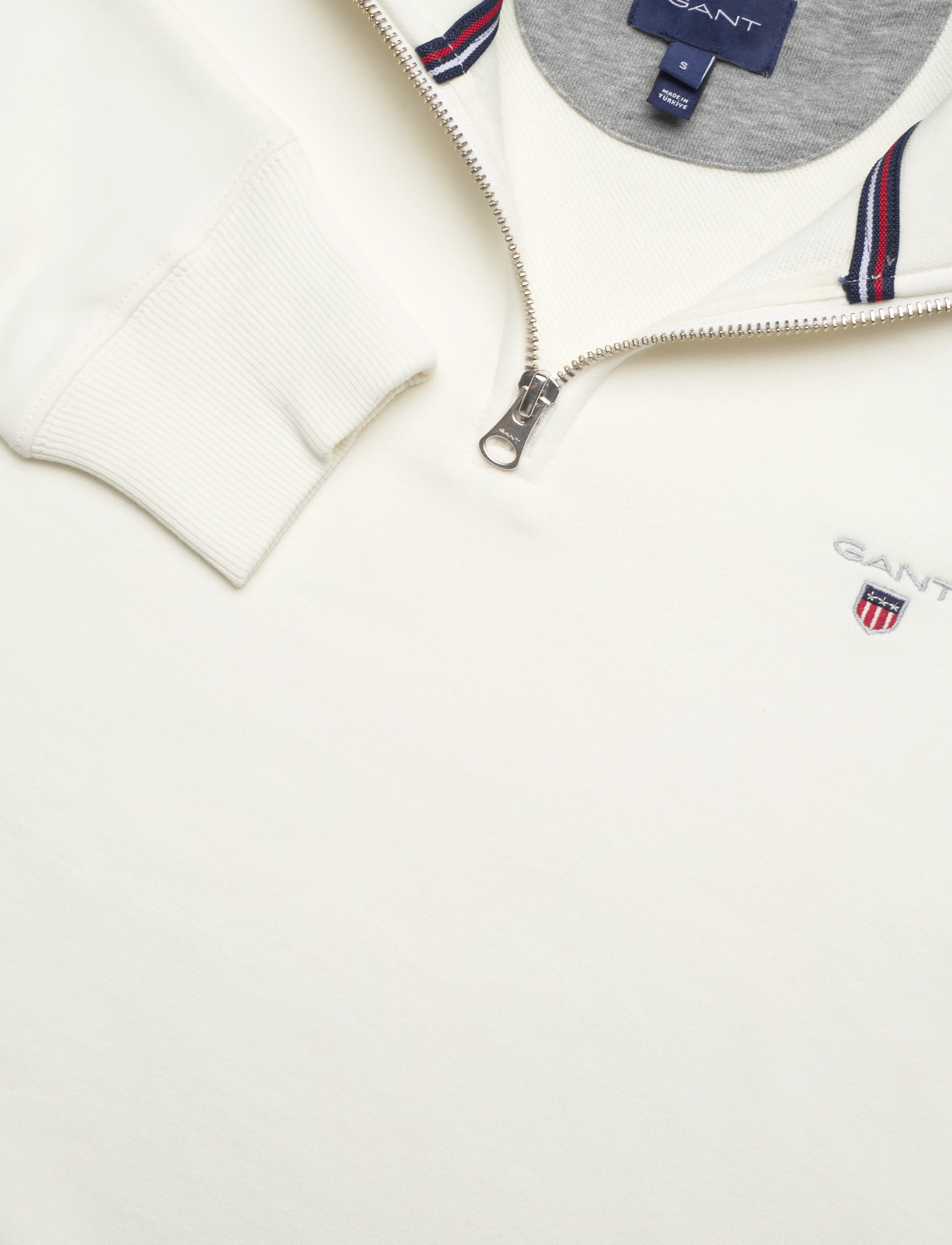 GANT - ORIGINAL HALF ZIP SWEAT - eggshell - 2