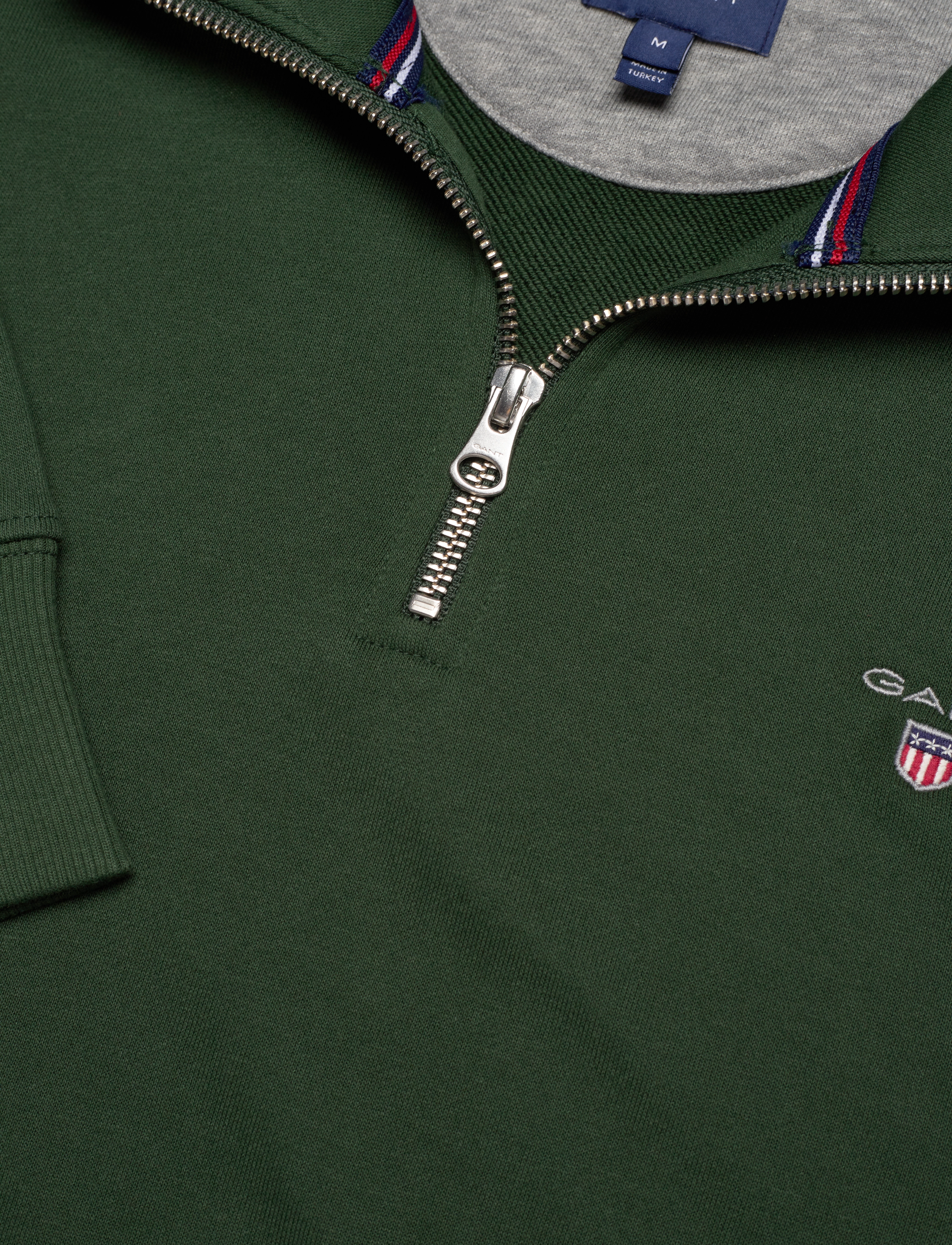 GANT - ORIGINAL HALF ZIP SWEAT - storm green - 3