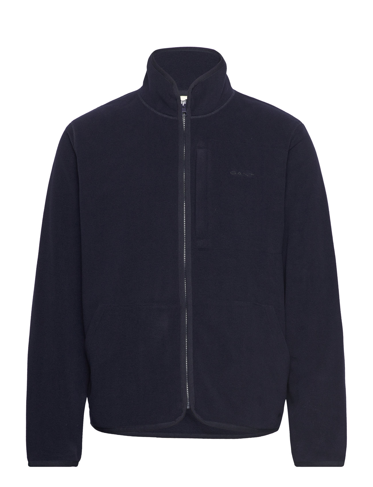 GANT - FLEECE ZIP JACKET - evening blue - 0