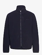 FLEECE ZIP JACKET - EVENING BLUE