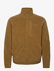 GANT - FLEECE ZIP JACKET - mid layer jackets - mustard beige - 0
