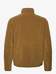 GANT - FLEECE ZIP JACKET - mid layer jackets - mustard beige - 1