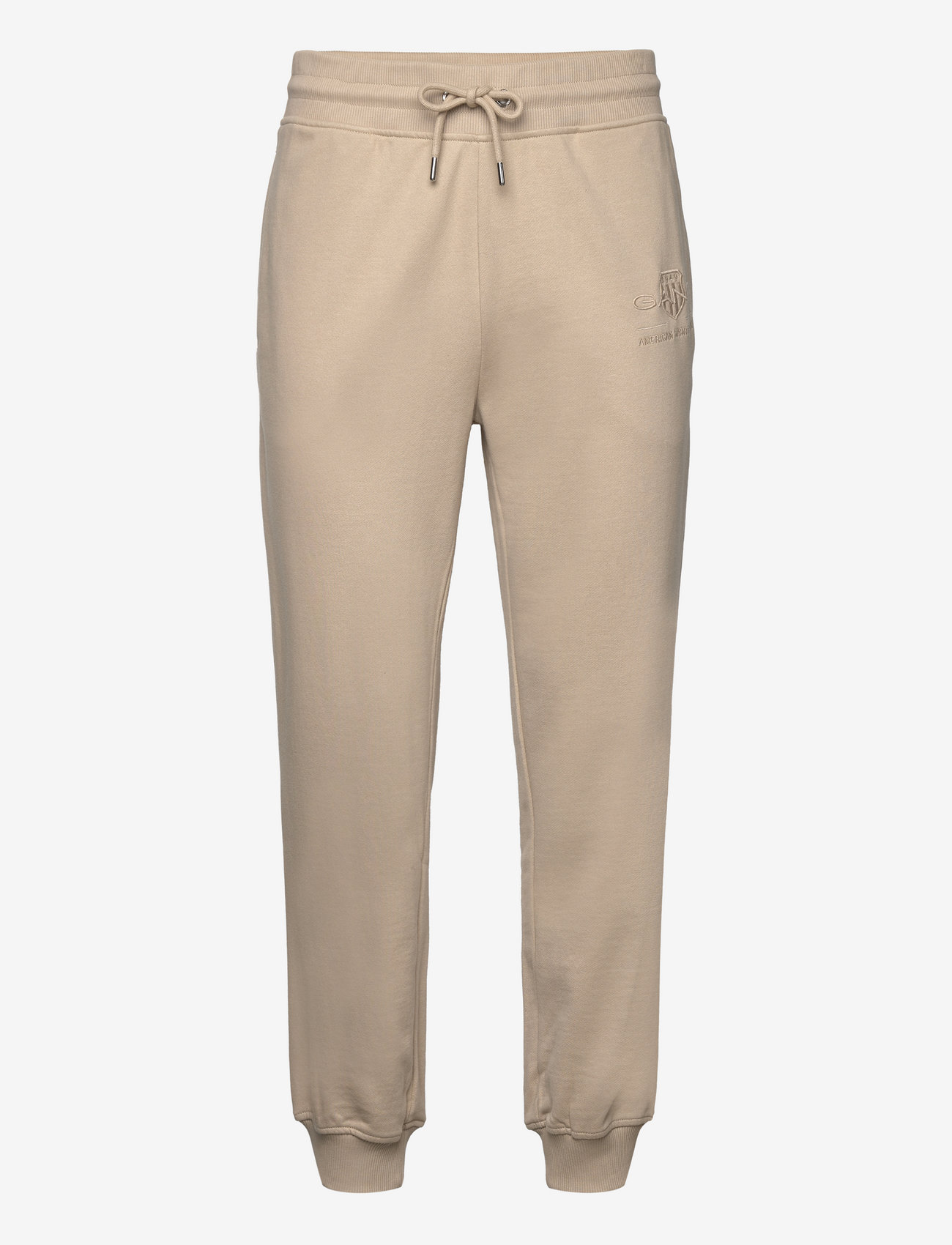 GANT - REG TONAL SHIELD SWEATPANTS - concrete beige - 0