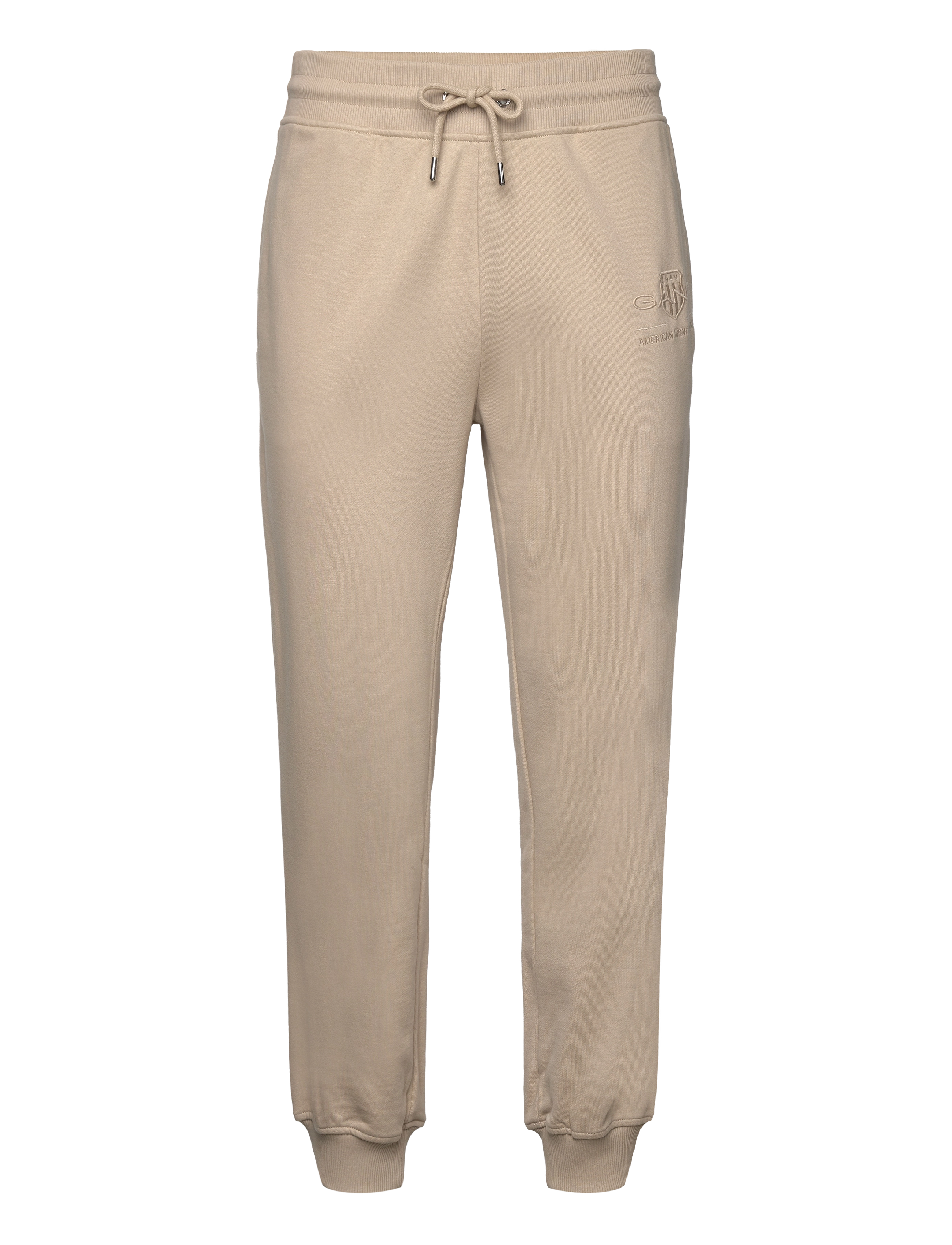 GANT - REG TONAL SHIELD SWEATPANTS - concrete beige - 0