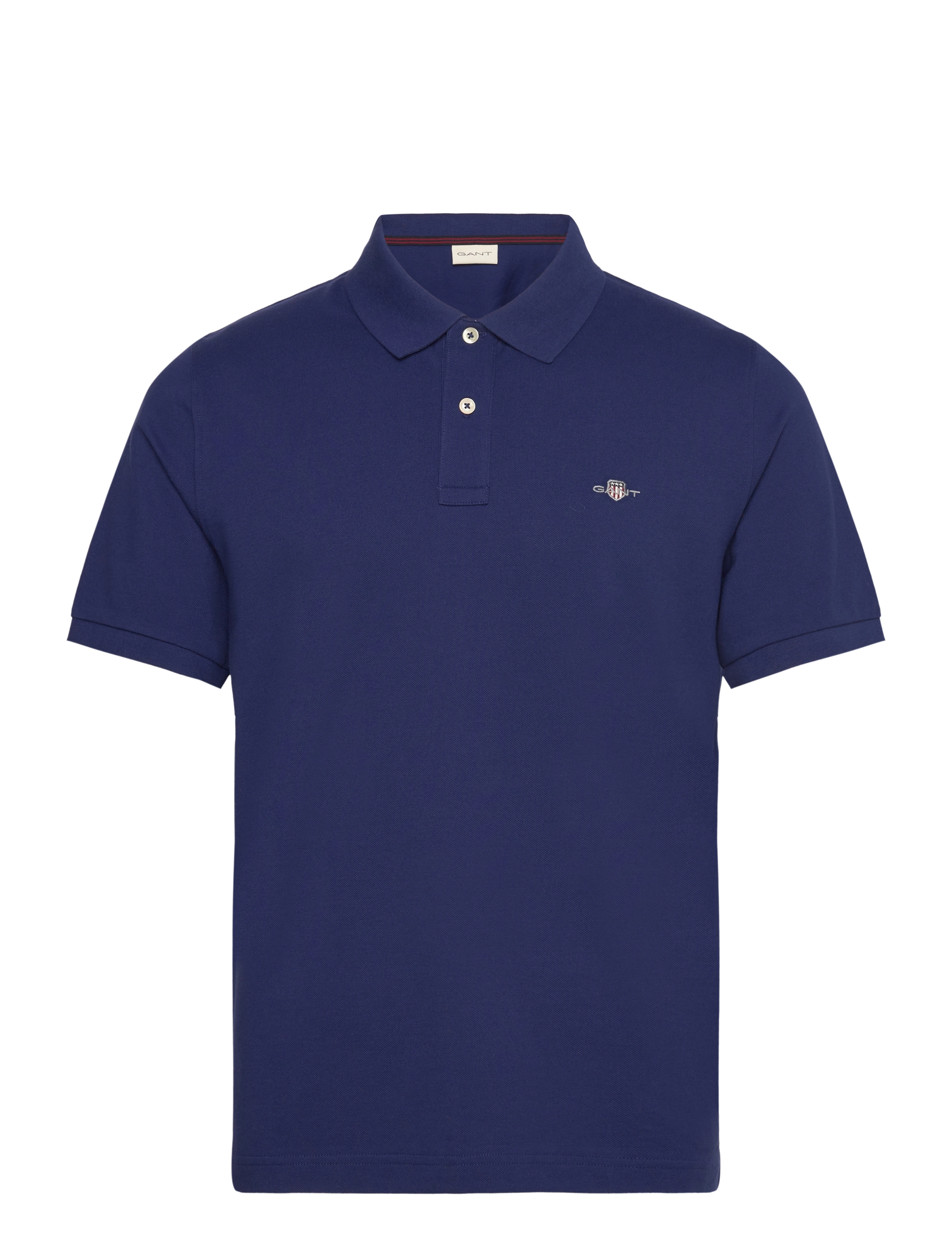 Gant SHIELD LOGO SS PIQUE - Poloshirts - RICH NAVY / blue