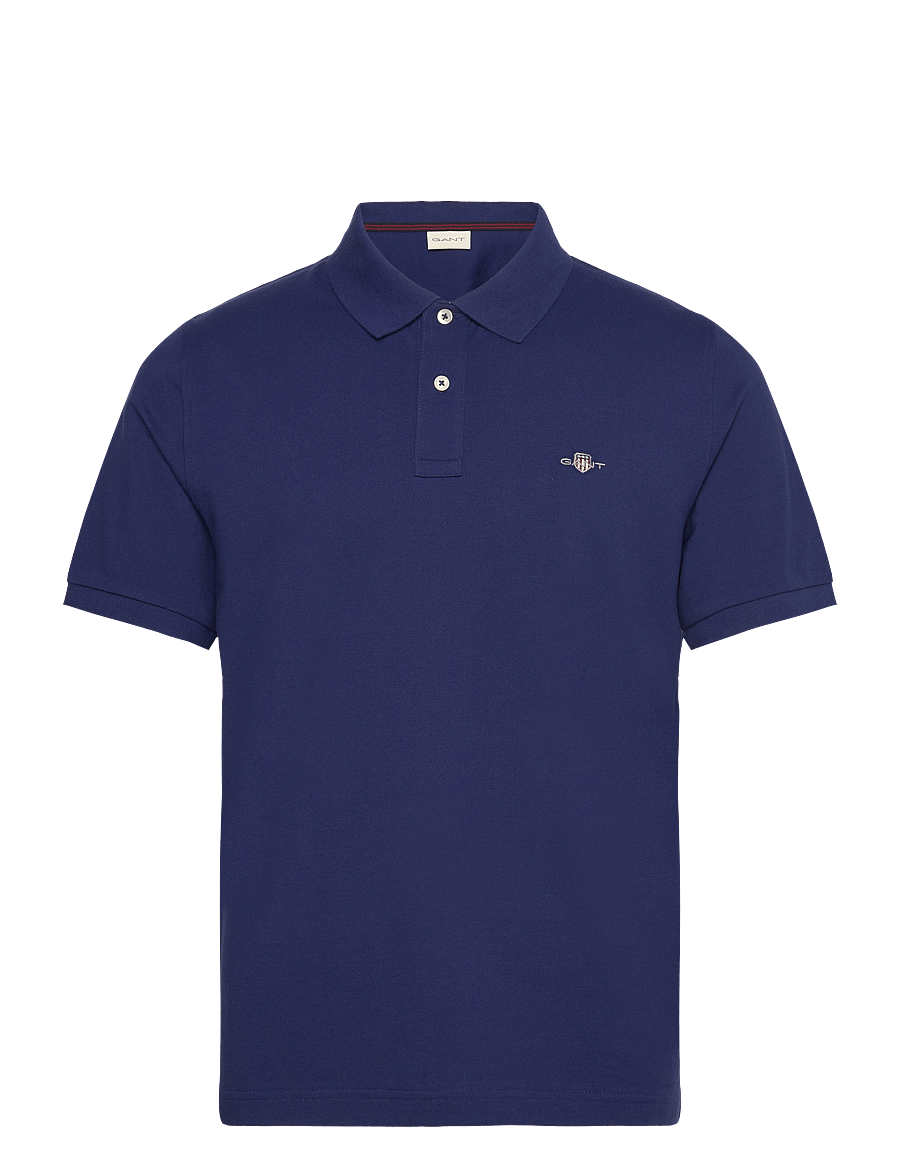 Gant - SHIELD LOGO SS PIQUE - rich navy - 0