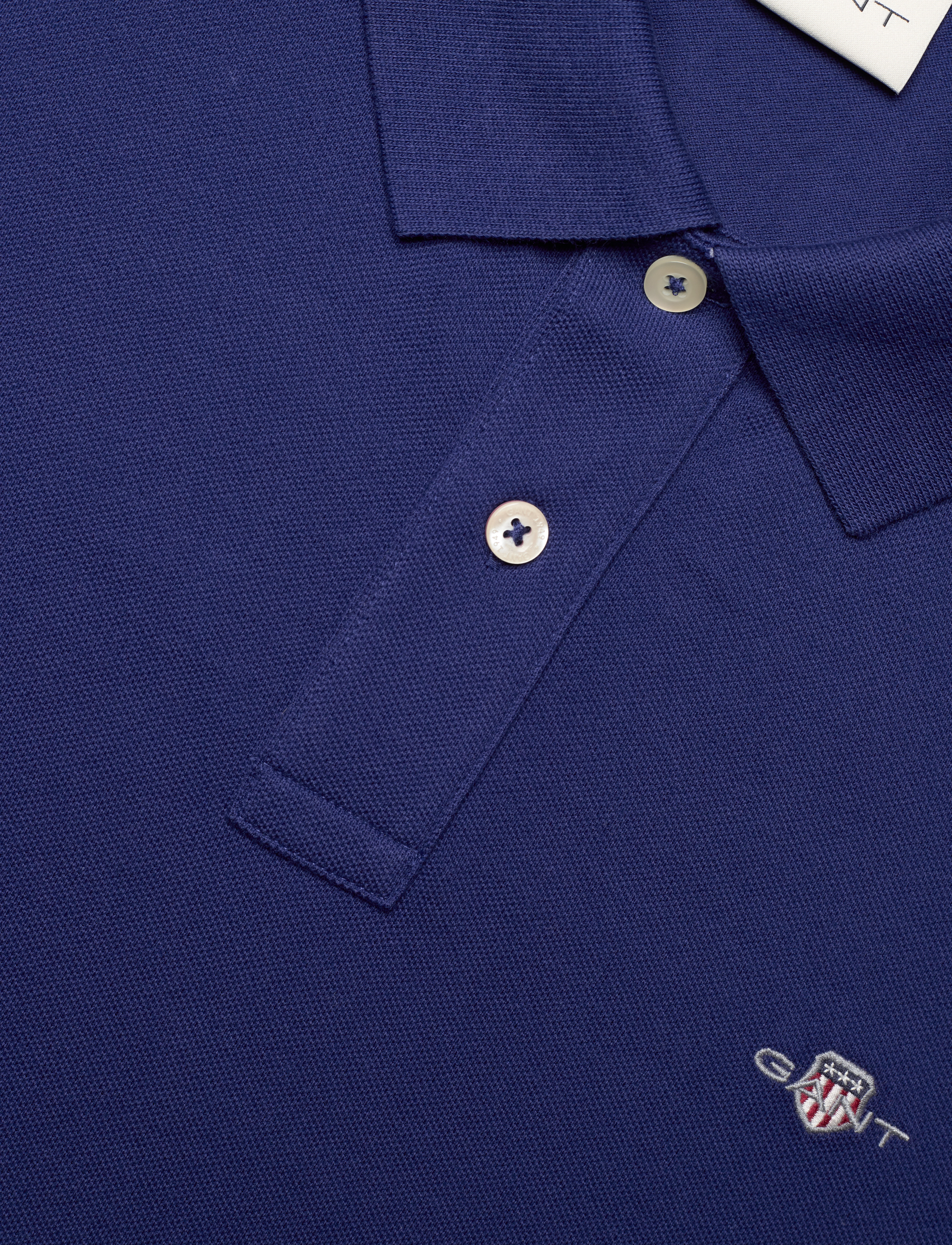 Gant - SHIELD LOGO SS PIQUE - rich navy - 2
