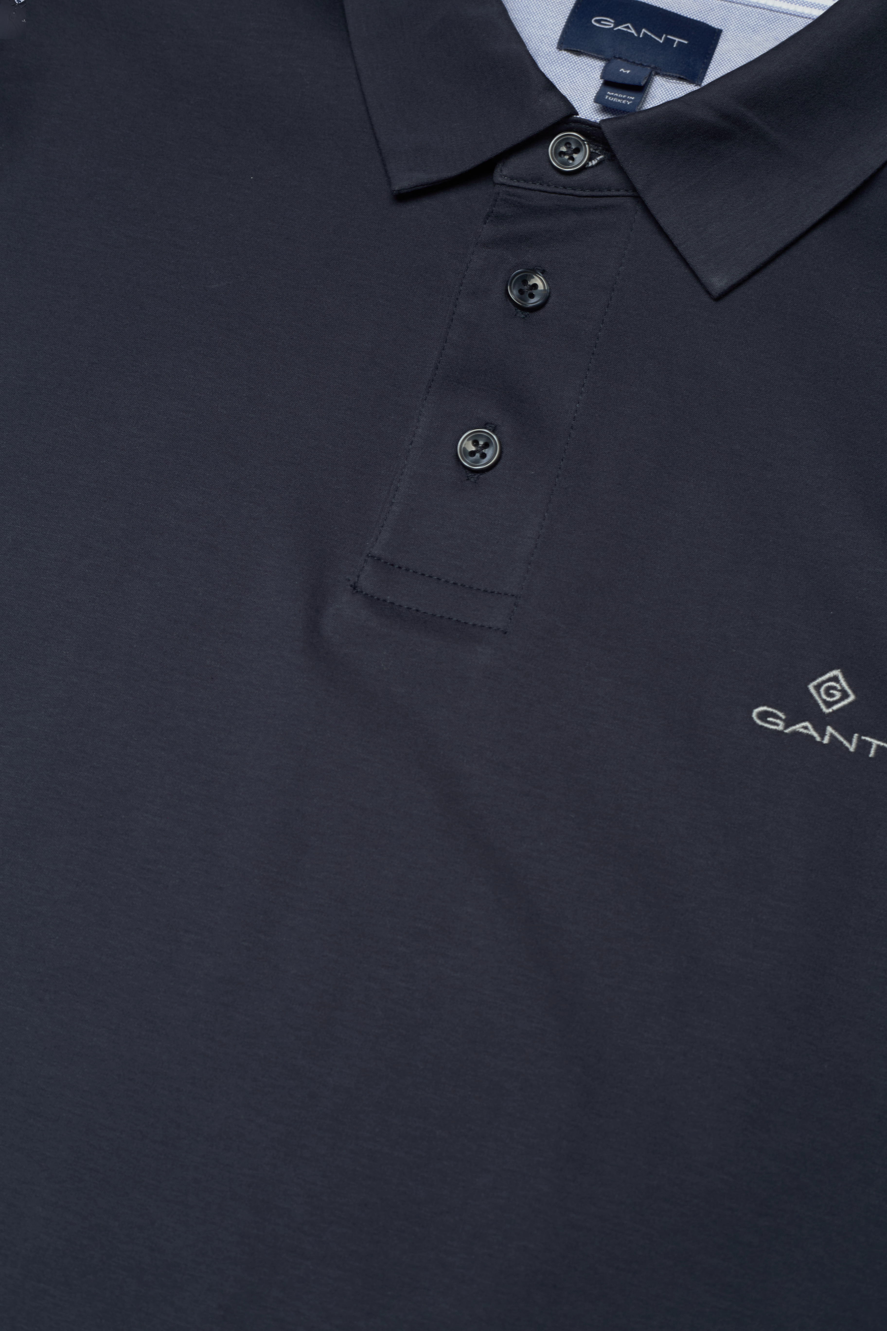 GANT - MERCERIZED JERSEY SS RUGGER - evening blue - 2
