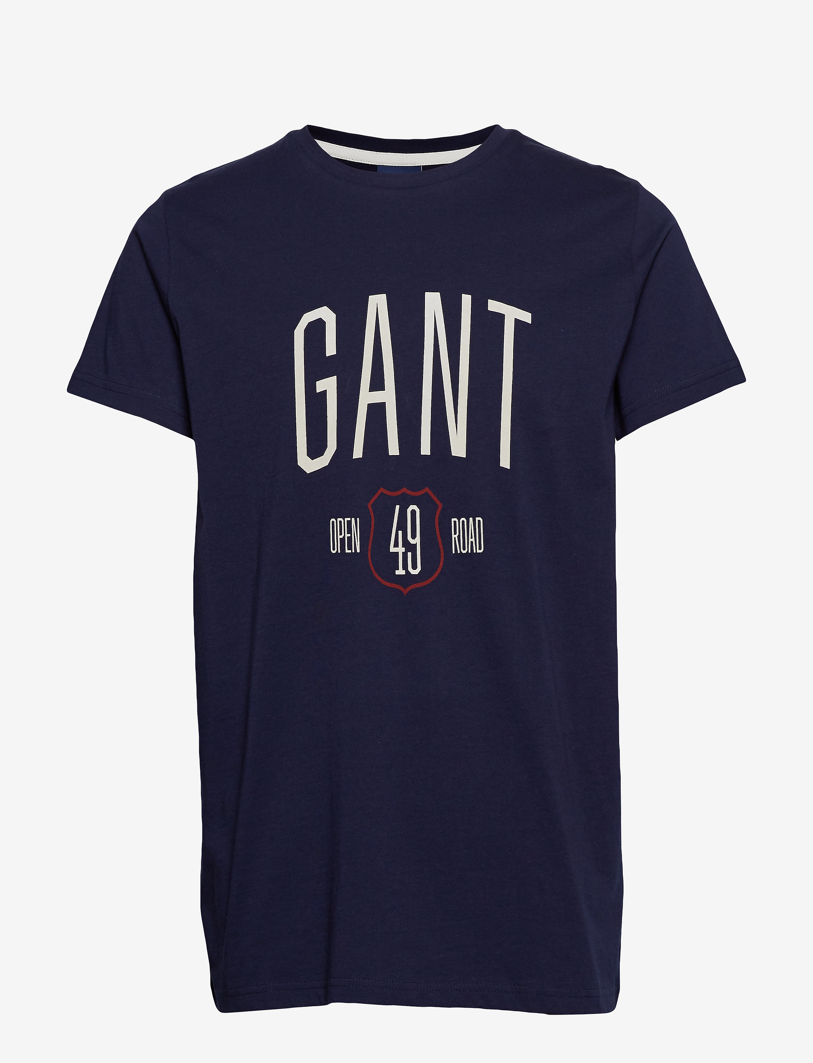 GANT - D1. GRAPHIC SS T-SHIRT - evening blue - 0