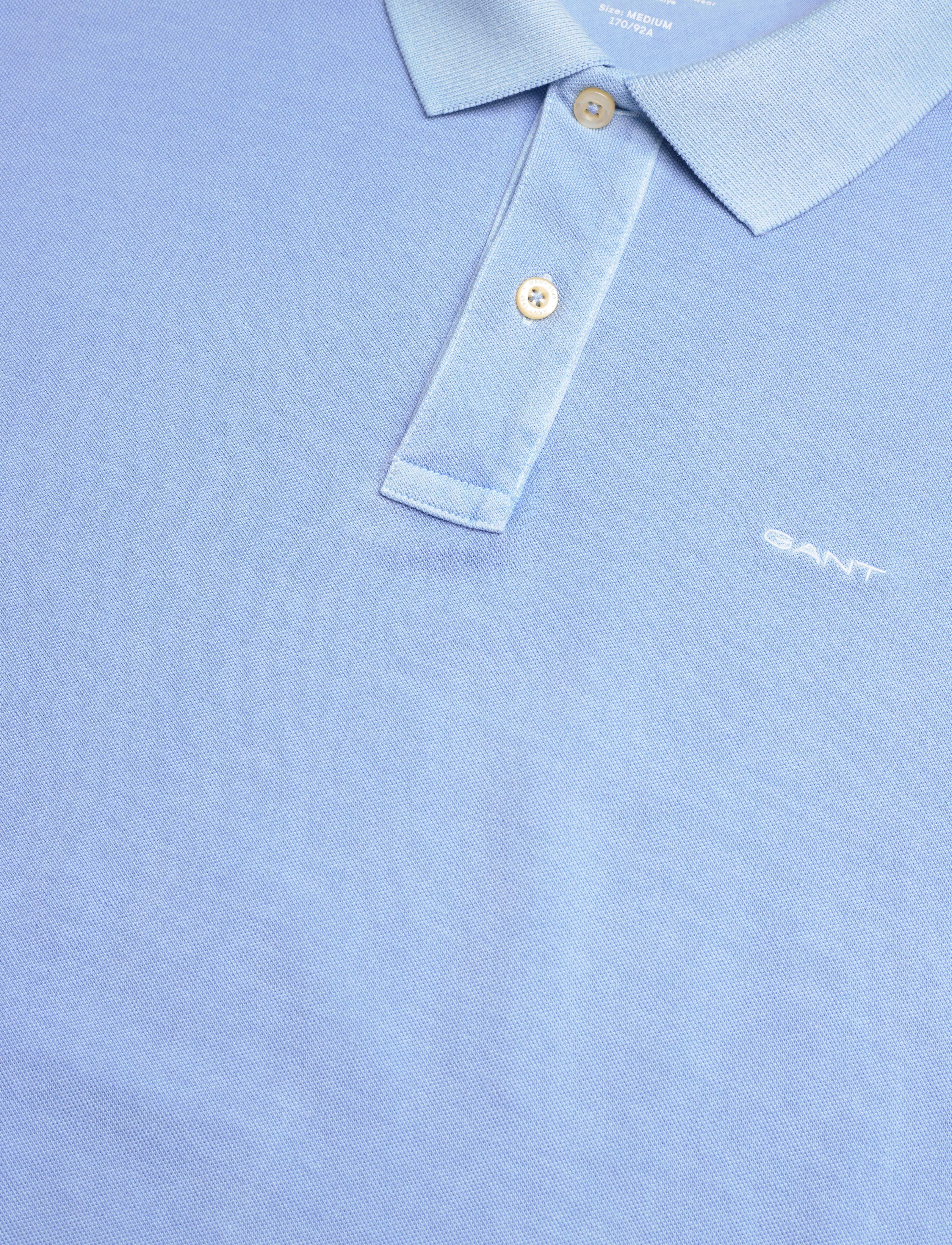 Gant - SUNFADED PIQUE SS RUGGER - polos à manches courtes - gentle blue - 2
