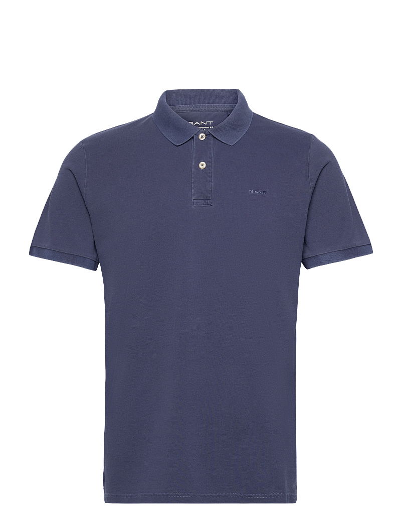 GANT - SUNFADED PIQUE SS RUGGER - kortärmade pikéer - persian blue - 0