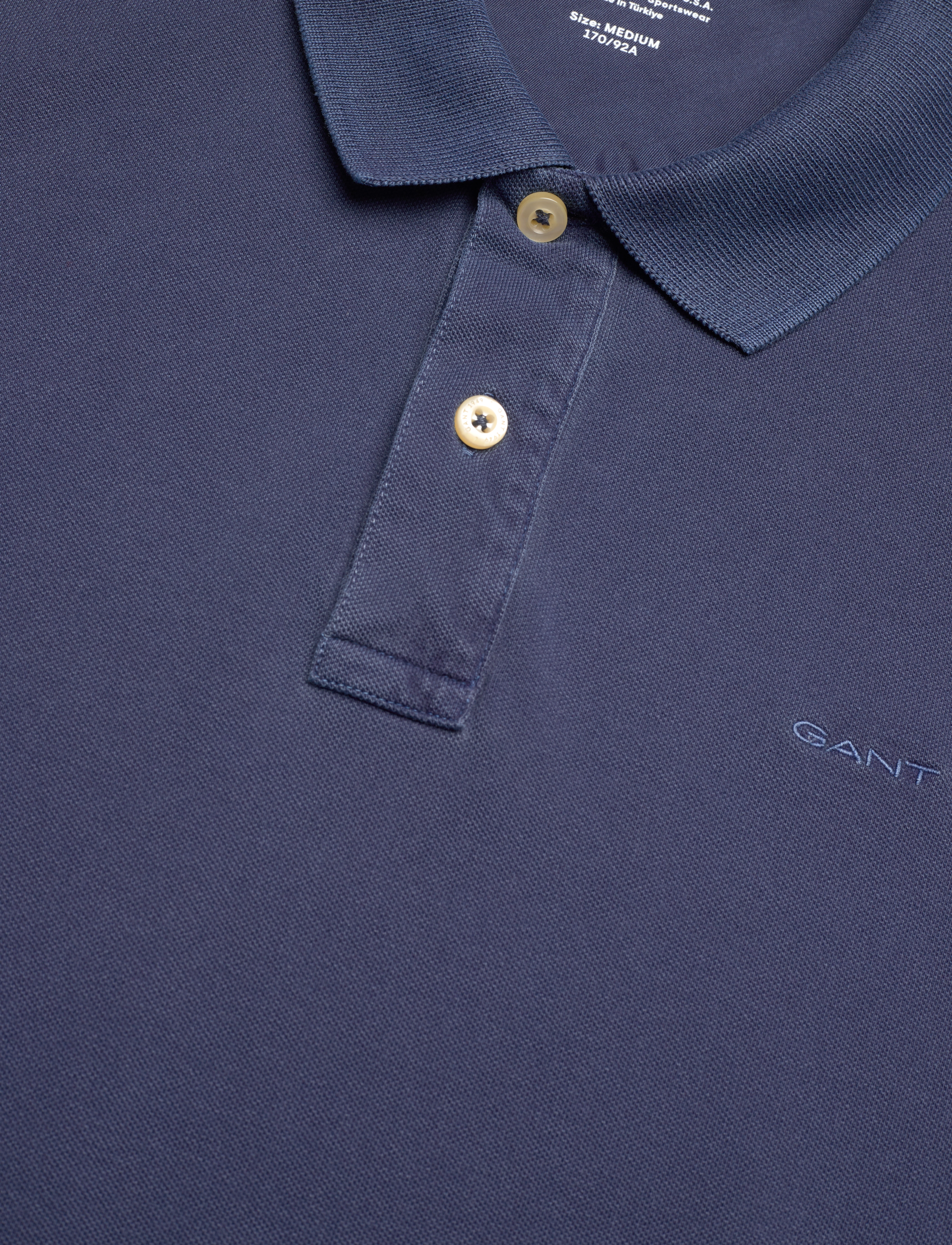 Gant - SUNFADED PIQUE SS RUGGER - kurzärmelig - persian blue - 2
