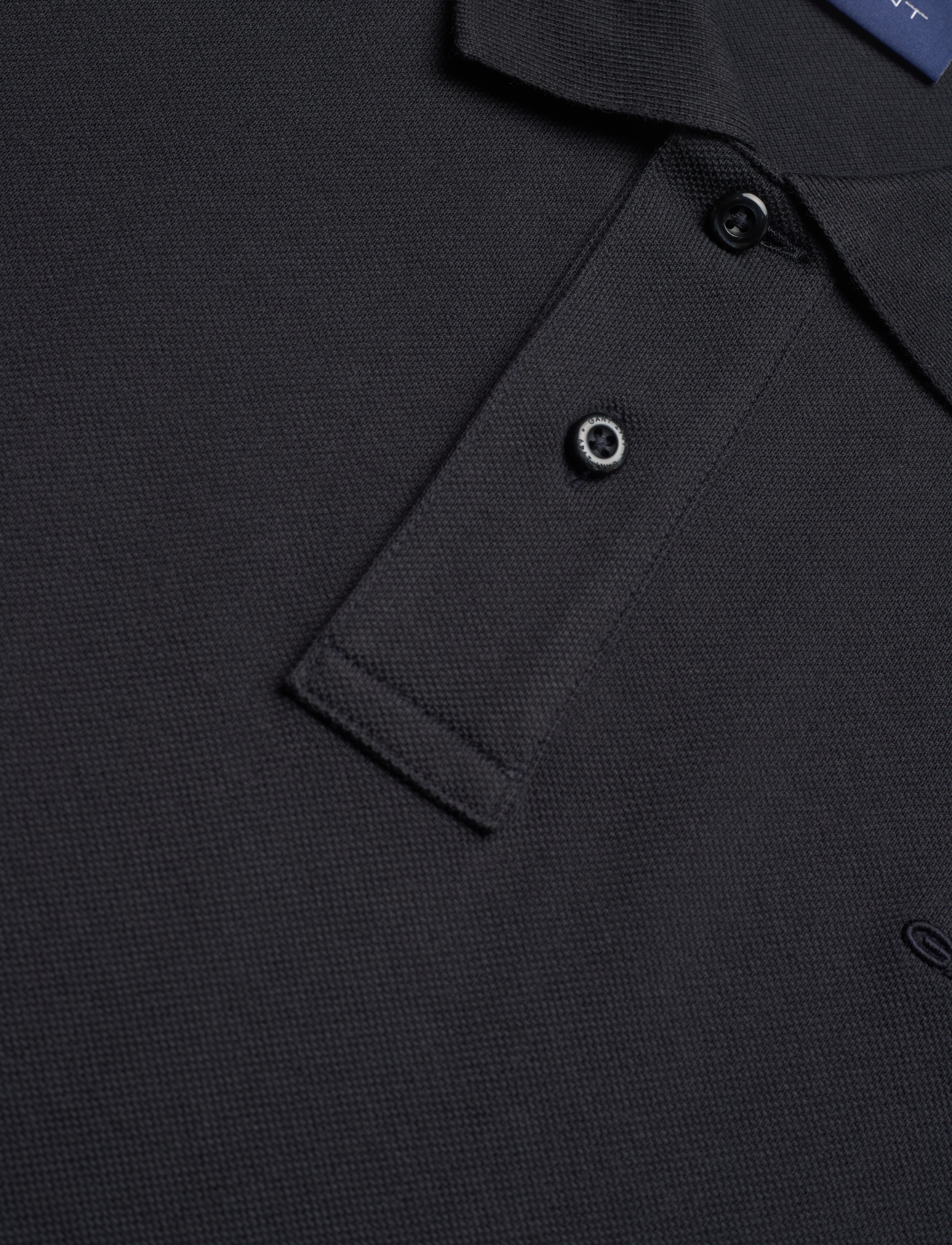 GANT - GANT ICON RELAXED SS-PIQUE - black - 2
