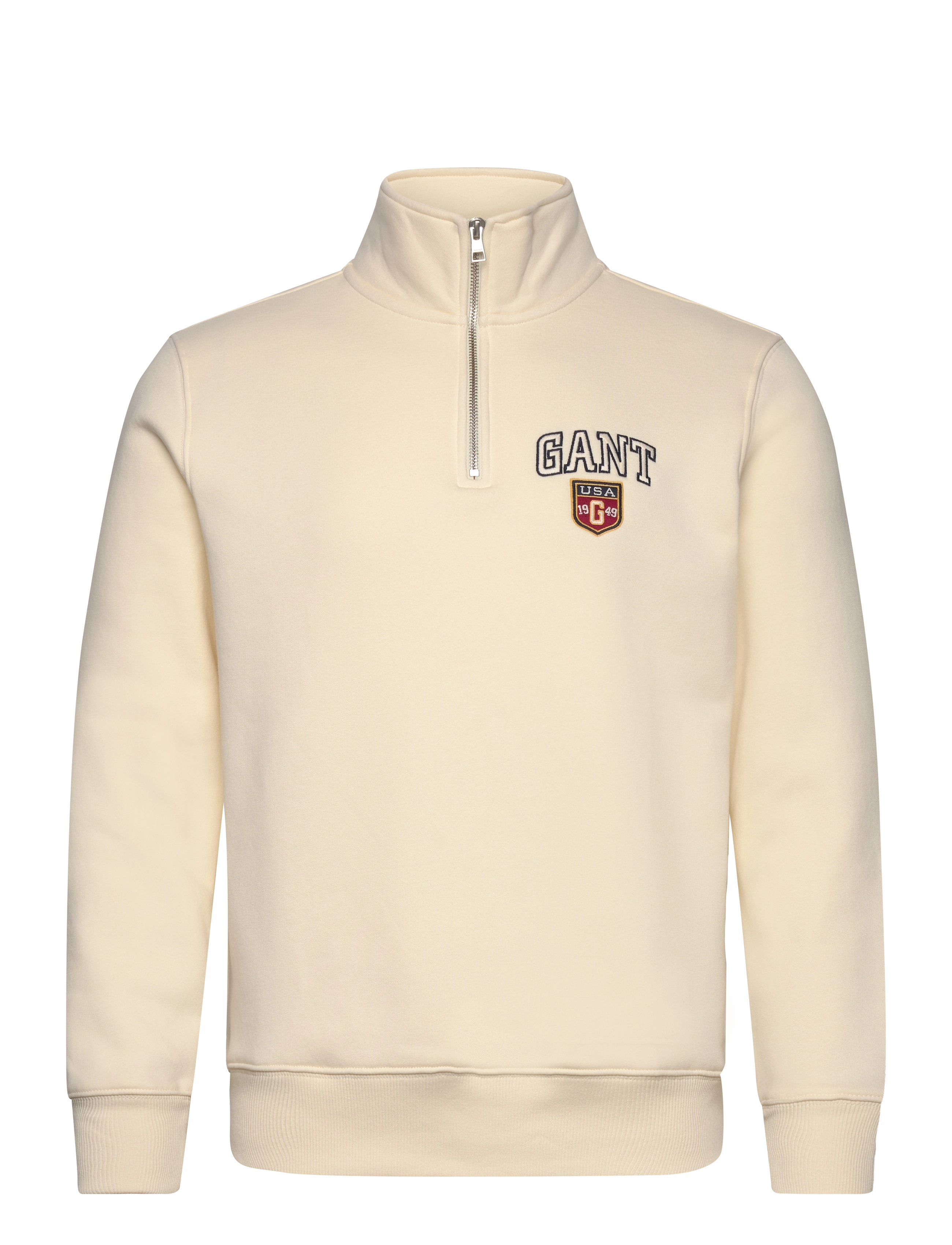 Gant - GRAPHIC HALF ZIP - shop by occasion - cream - 0