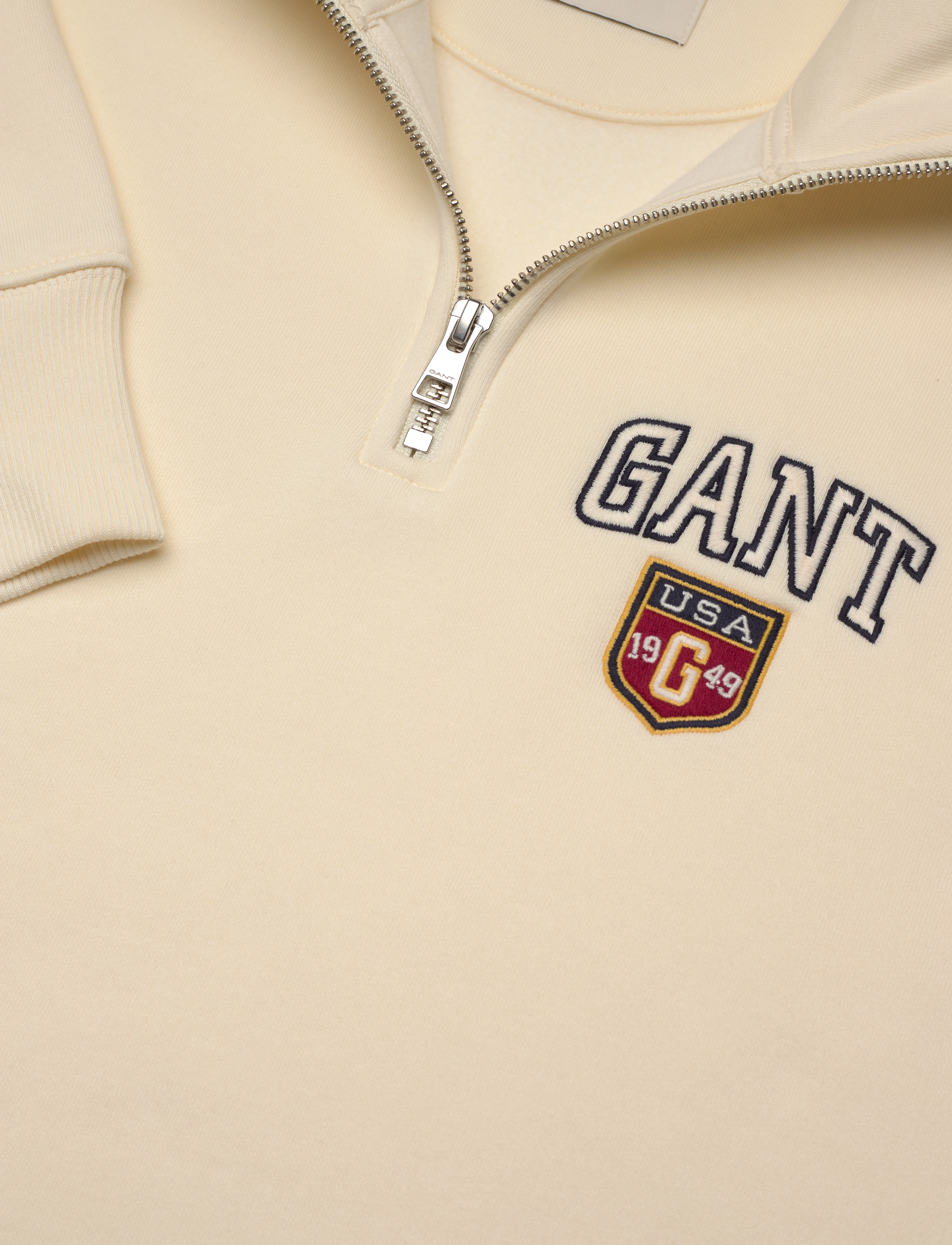 Gant - GRAPHIC HALF ZIP - shop by occasion - cream - 2