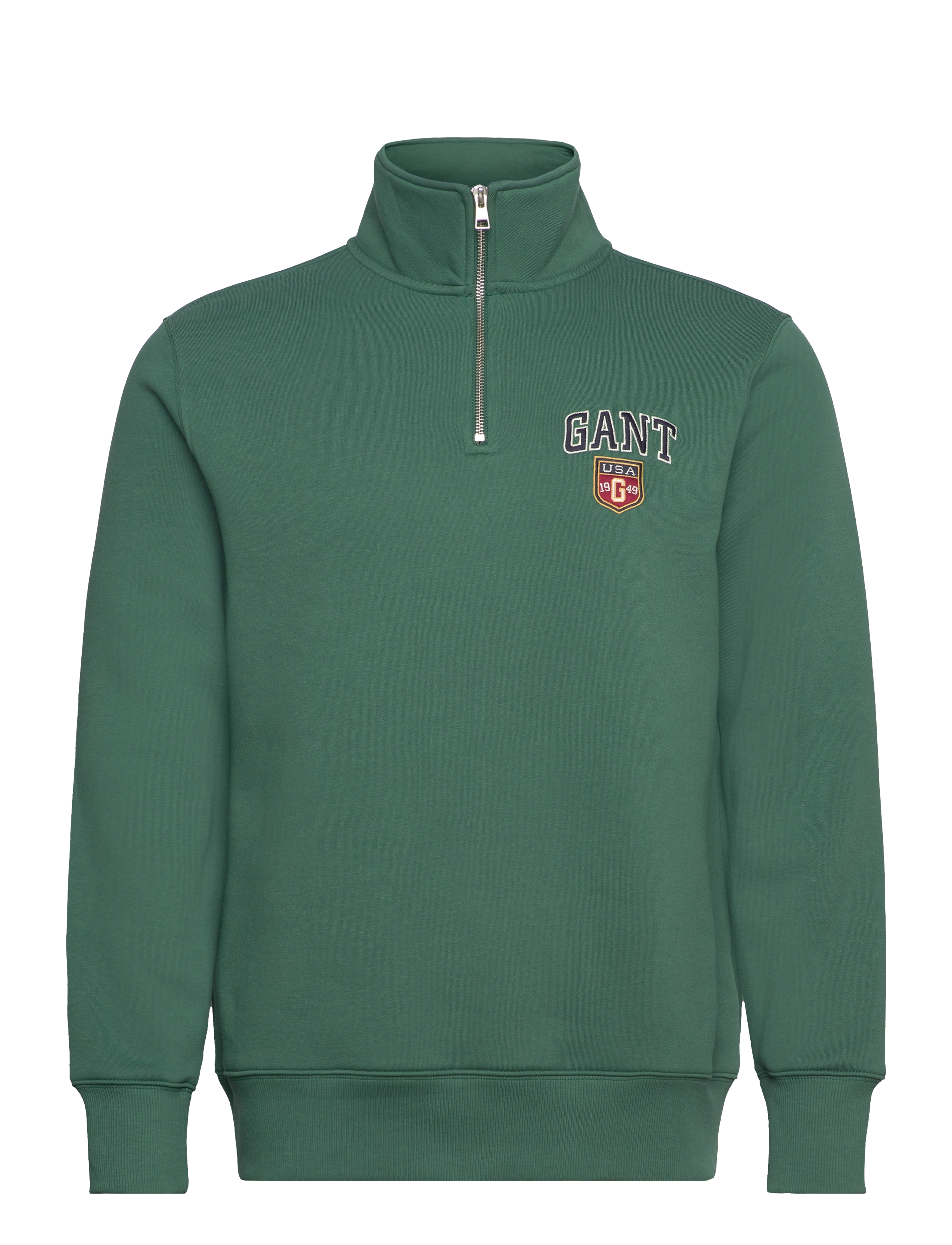 Gant GRAPHIC HALF ZIP - Gant - WOODY GREEN / green