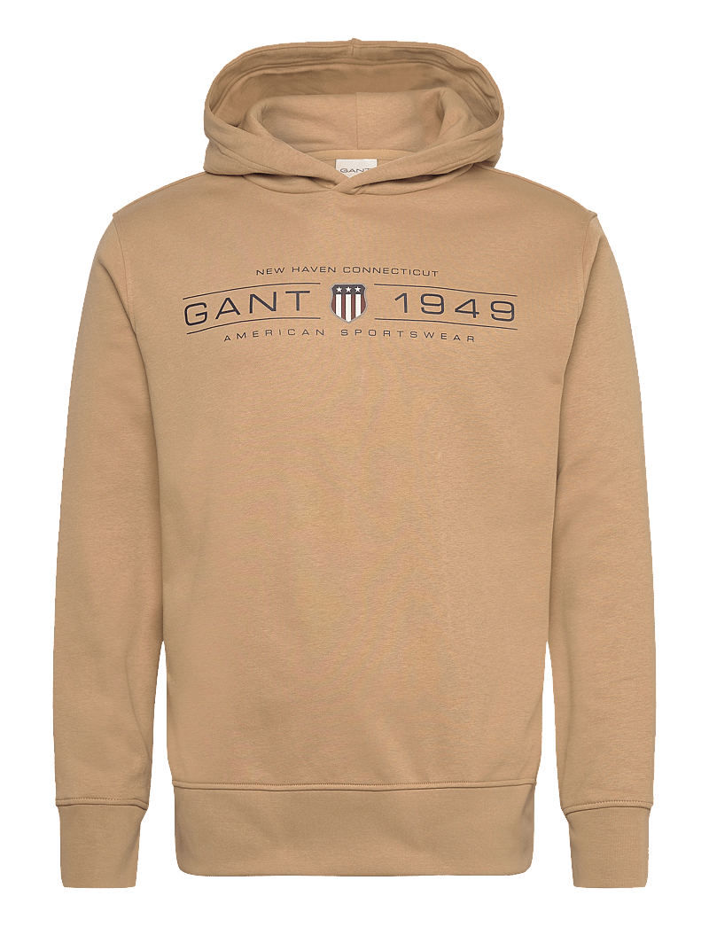 Gant Clothing Gant Hoodie Beige Buy Gant Cream Cotton Printed