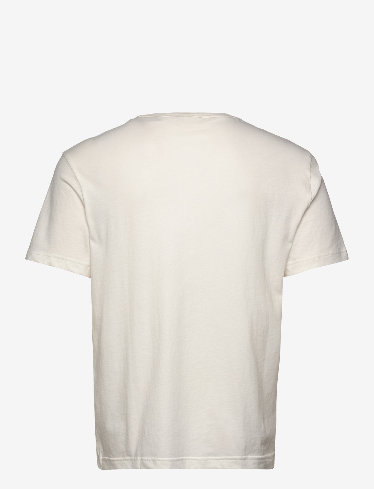 GANT - PRINTED GRAPHIC SS T-SHIRT - kortærmede t-shirts - eggshell - 1