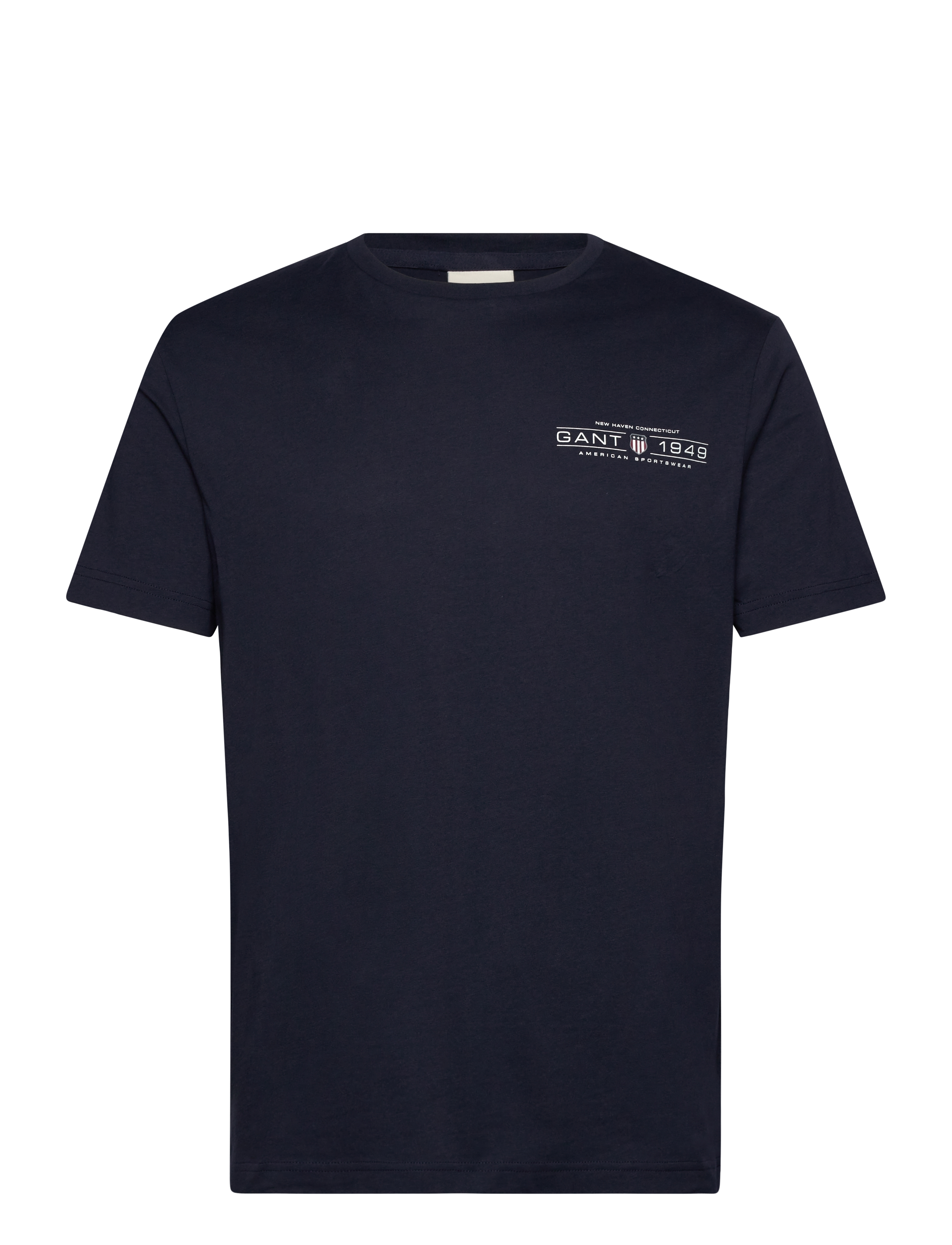 Gant PRINTED GRAPHIC SS T-SHIRT - Basic T-Shirts - EVENING BLUE / navy