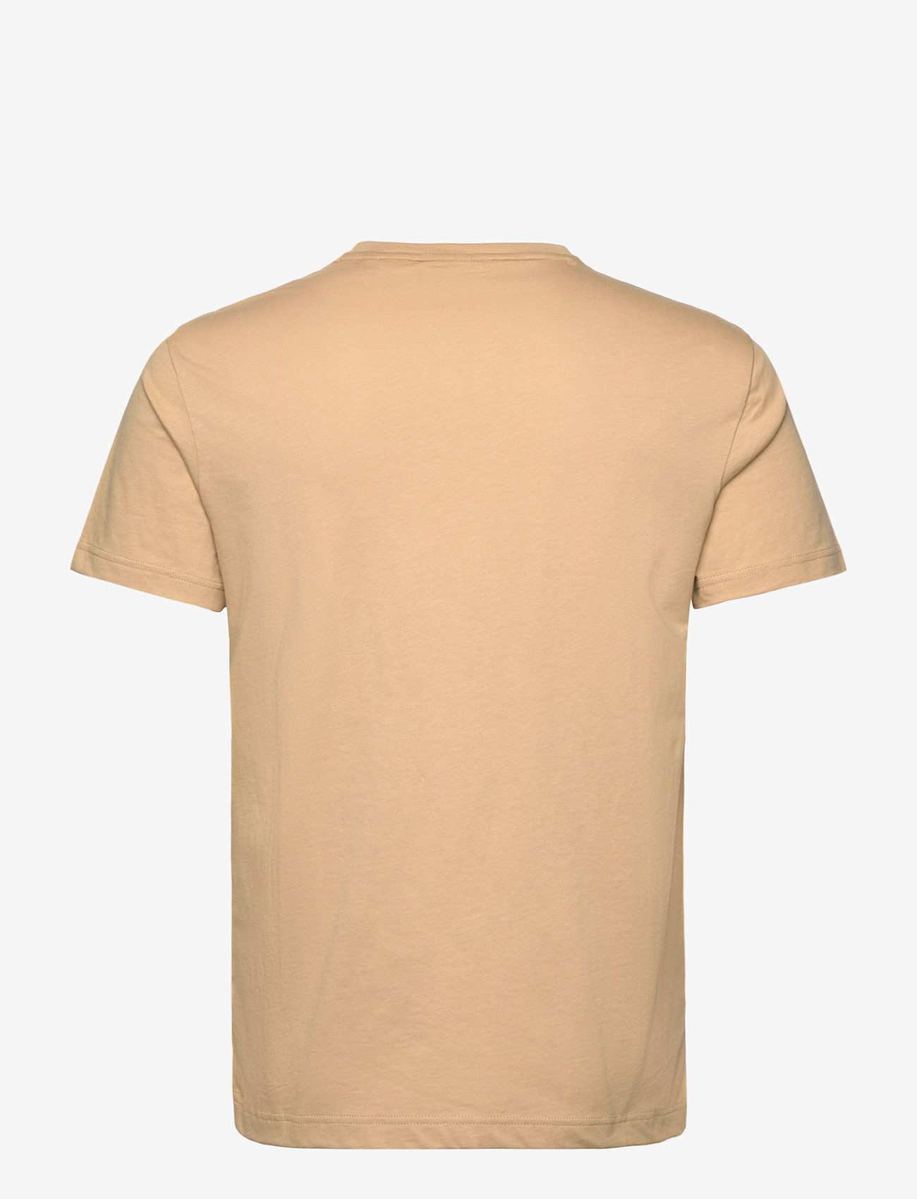GANT - PRINTED GRAPHIC SS T-SHIRT - kortærmede t-shirts - oak beige - 2