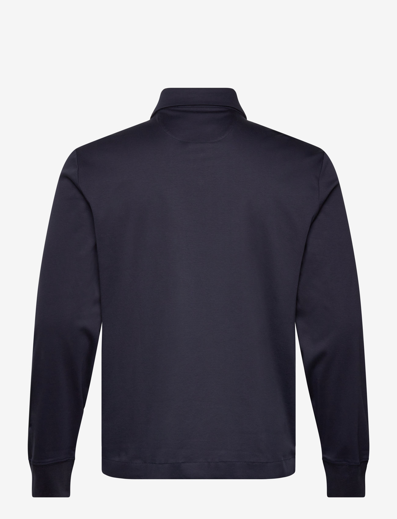 GANT - MERCERIZED LS JERSEY RUGGER - evening blue - 1