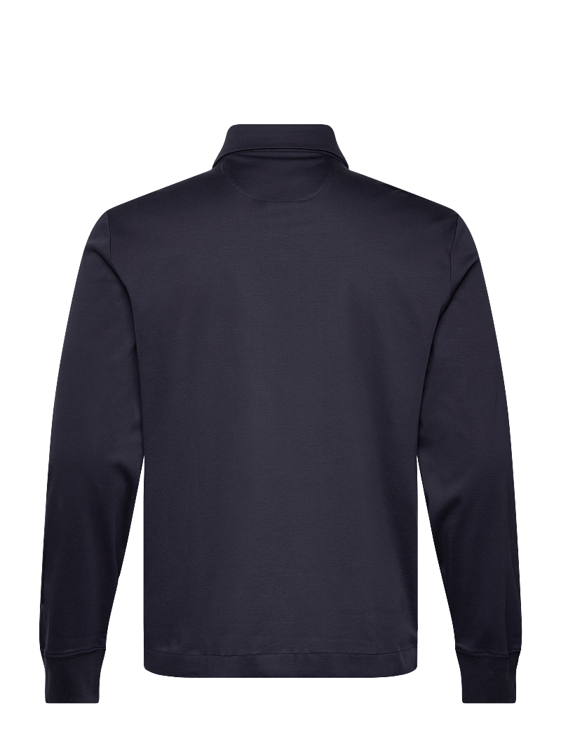 GANT - MERCERIZED LS JERSEY RUGGER - langärmelig poloshirt - evening blue - 1