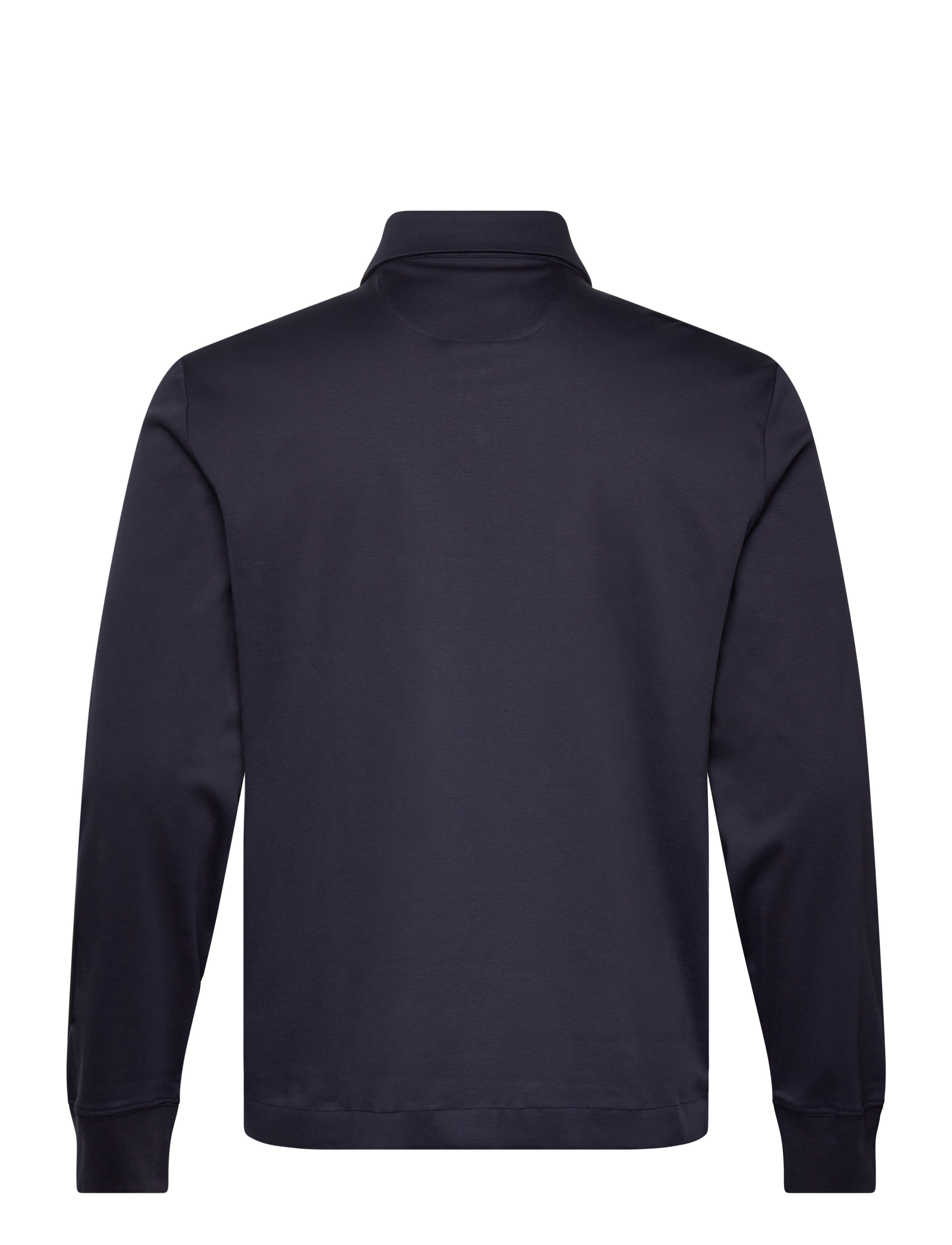 GANT - MERCERIZED LS JERSEY RUGGER - evening blue - 1