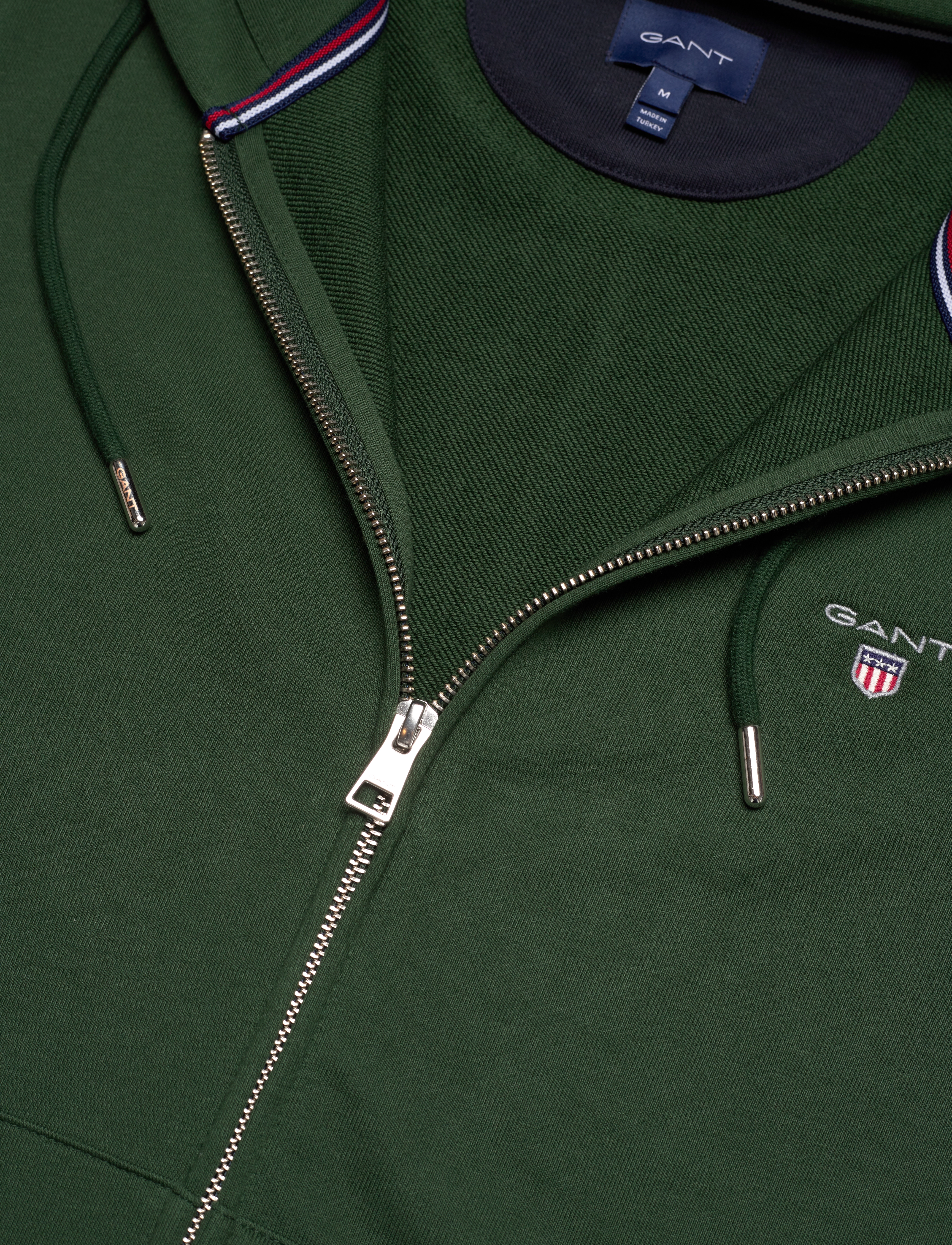 GANT - THE ORIGINAL FULL ZIP HOODIE - storm green - 3