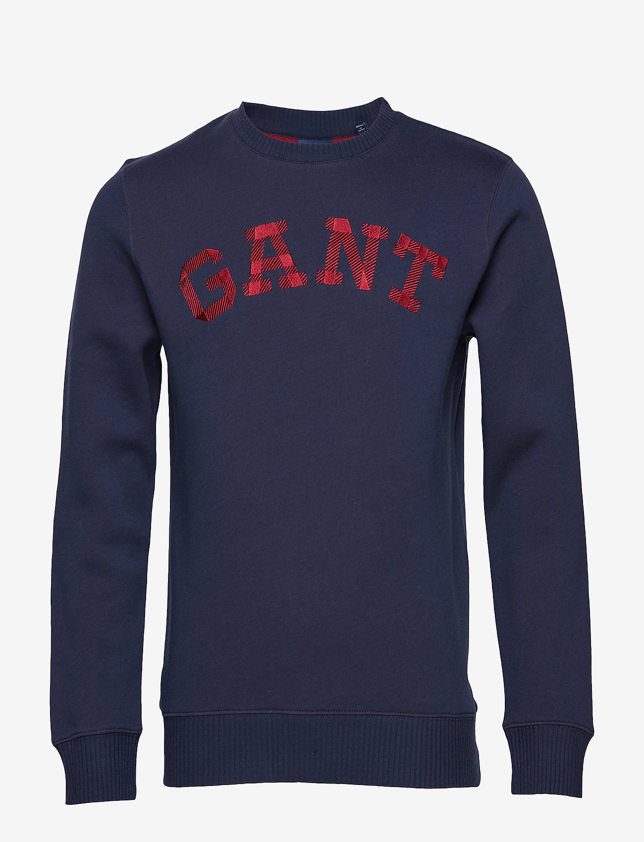 GANT - O2. CONTRAST BACKSIDE C-NECK SWEAT - evening blue - 0