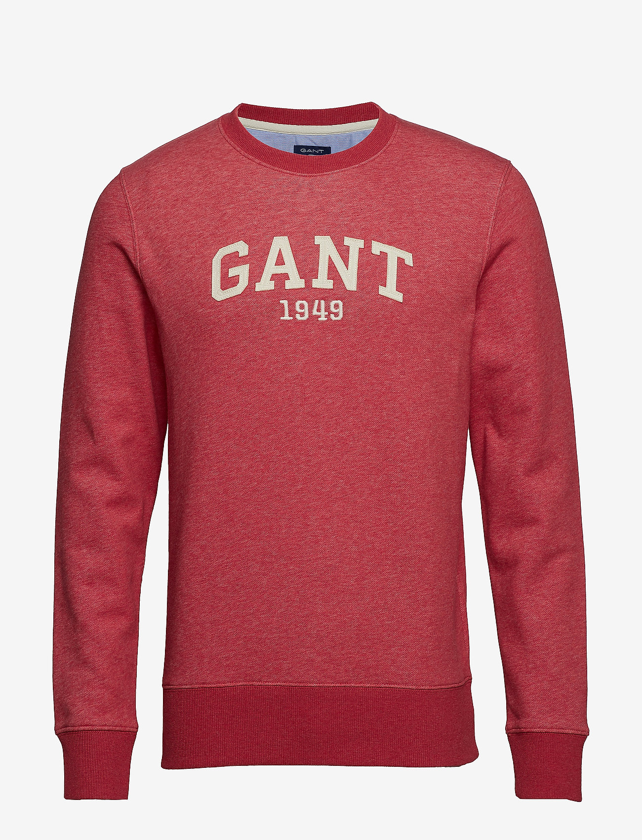 GANT - O2. GANT C-NECK SWEAT - coral red mel - 0